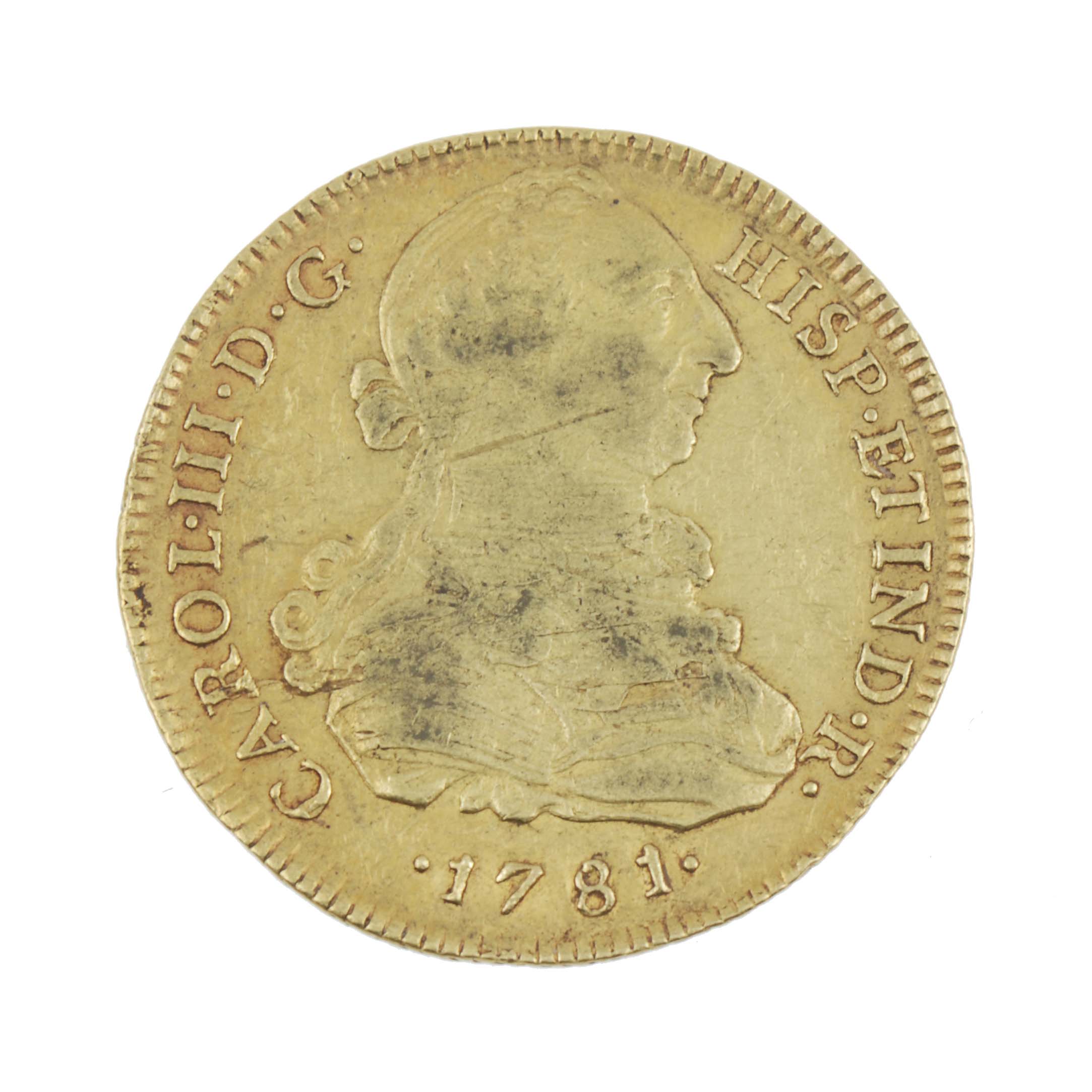 MONEDA DE CARLOS III, 1781.