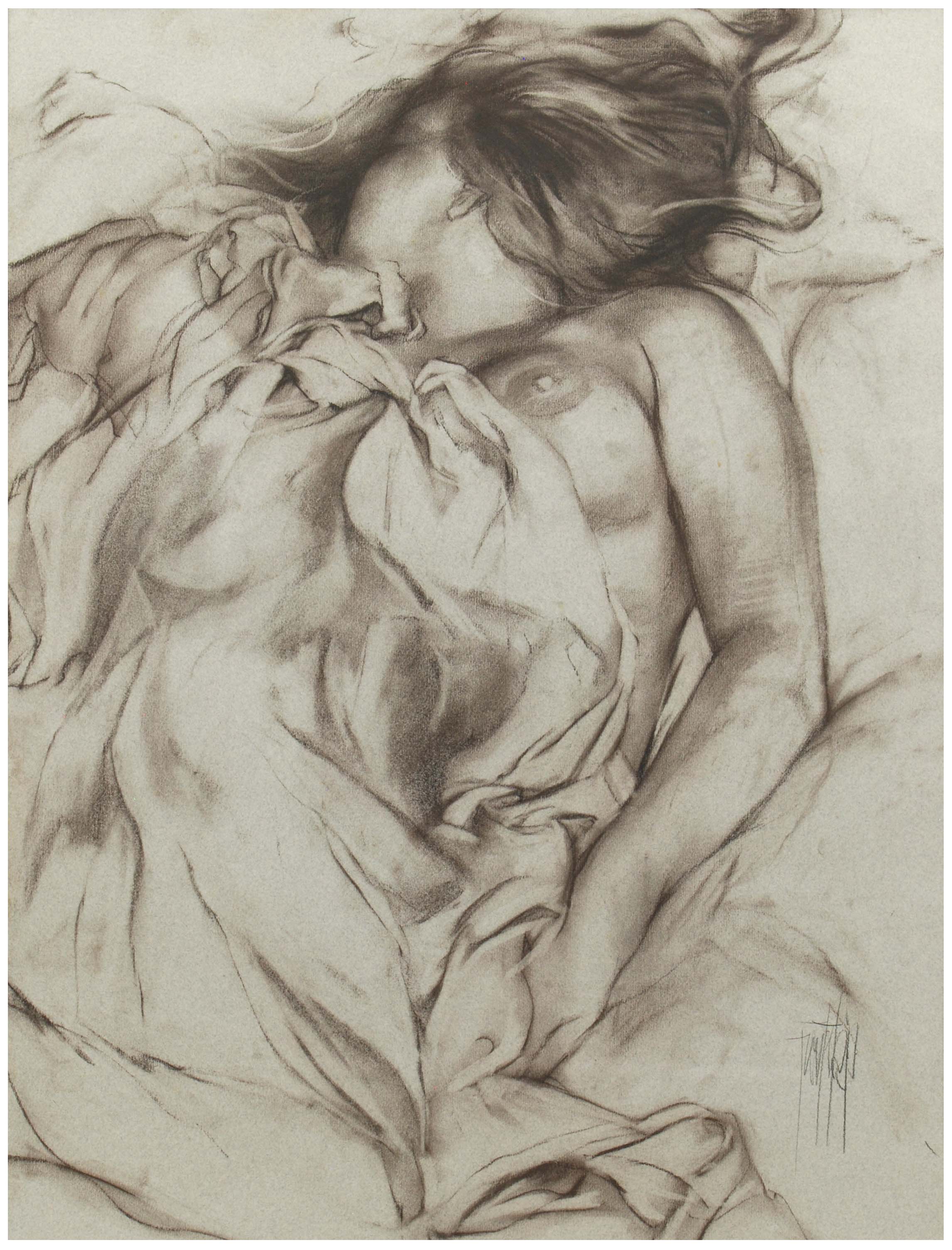 JOSÉ LUIS FUENTETAJA (1951) "JOVEN DURMIENDO".