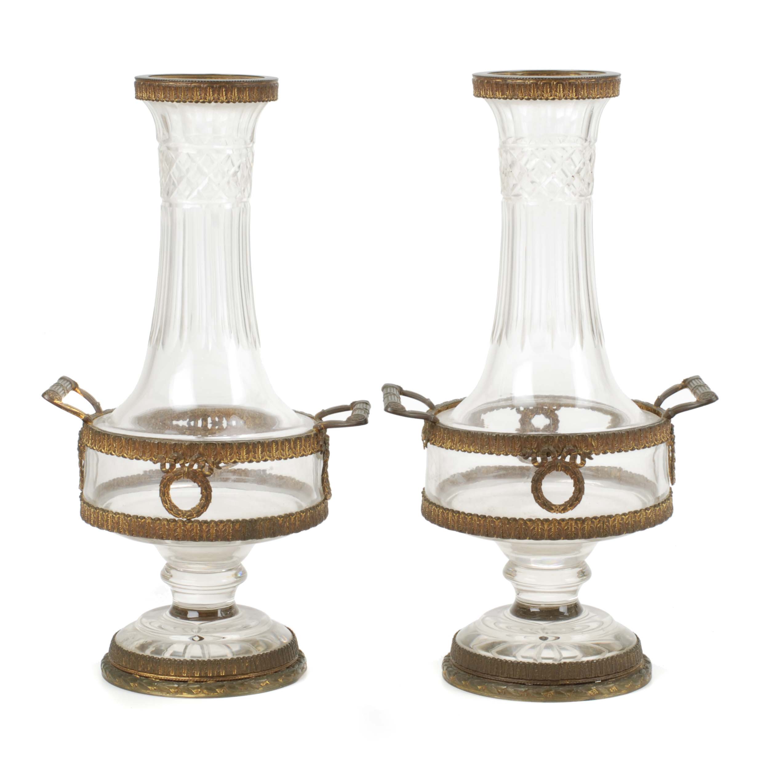 COUPLE OF FRENCH VASES, LATE 20TH CENTURY.
