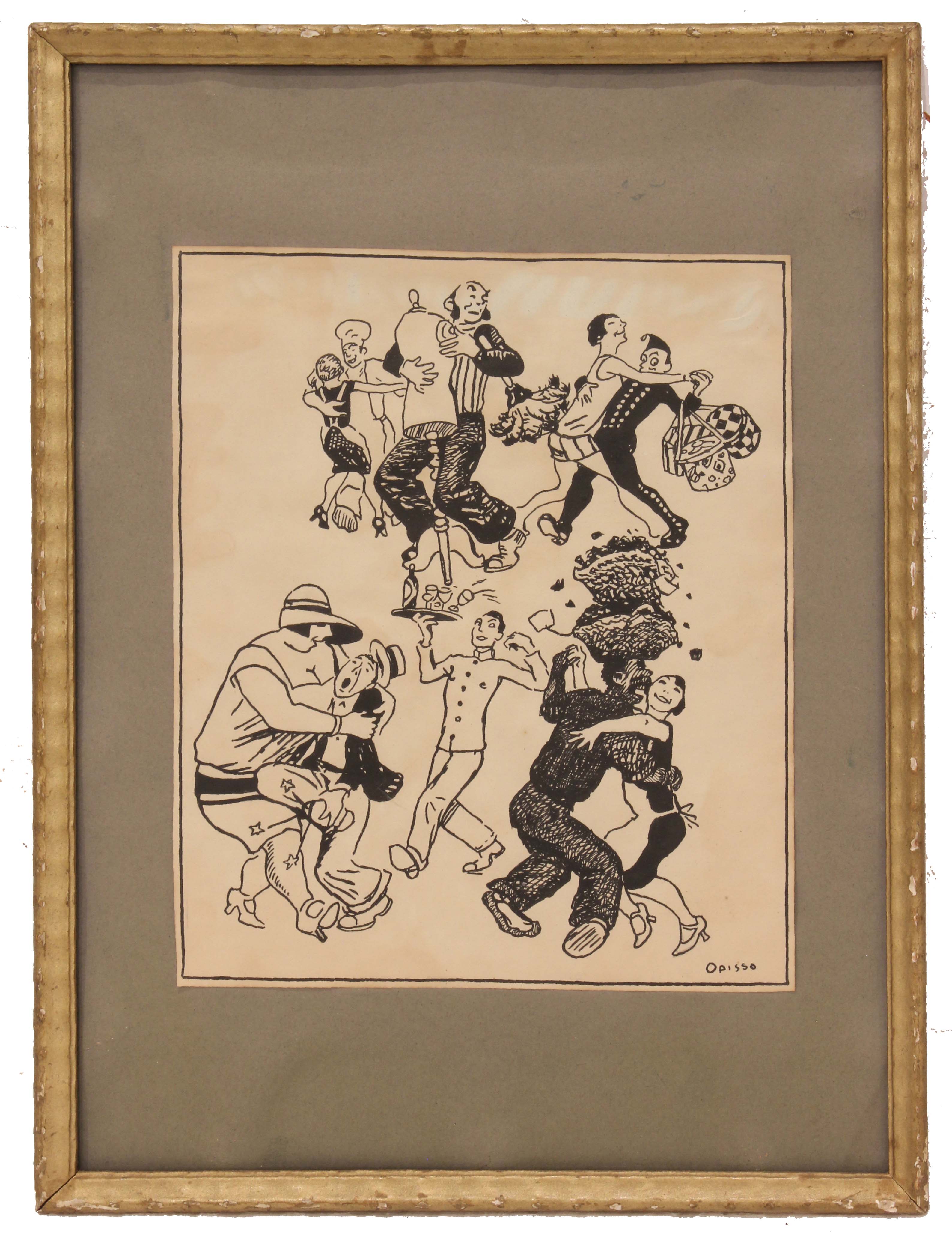 RICARD OPISSO (1880-1966)., "Figuras para viñetas".