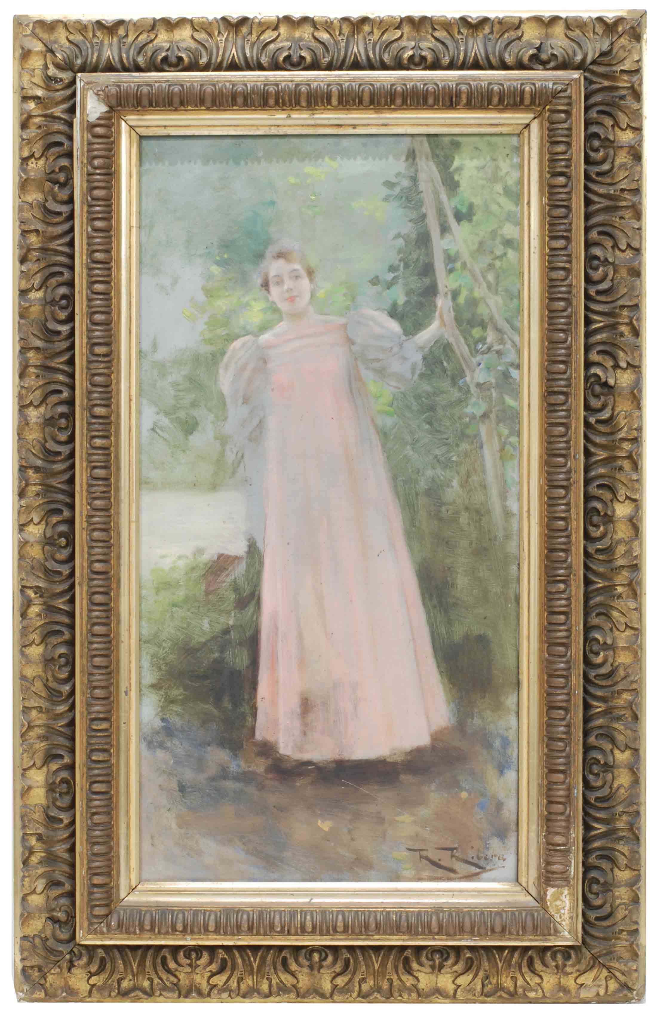 ROMÁN RIBERA CIRERA (1848-1935). "DAMA".