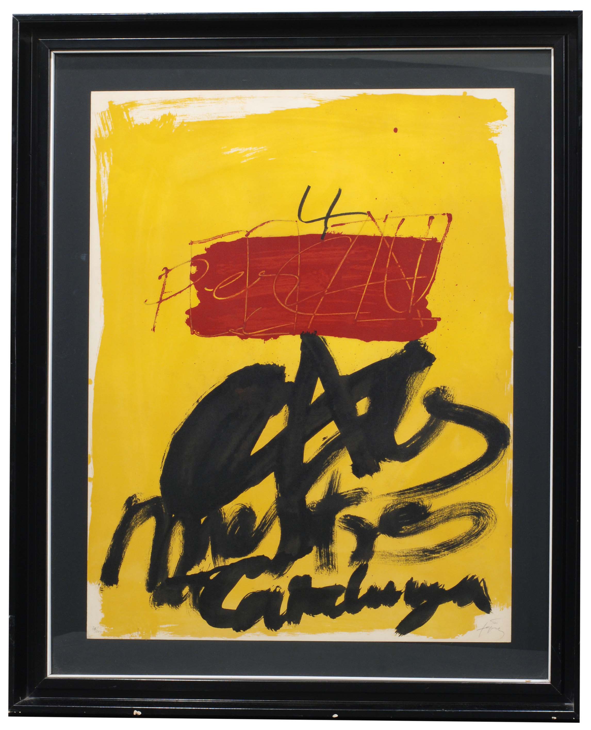 ANTONI TÀPIES (1923-2012), "Mestres de Catalunya".