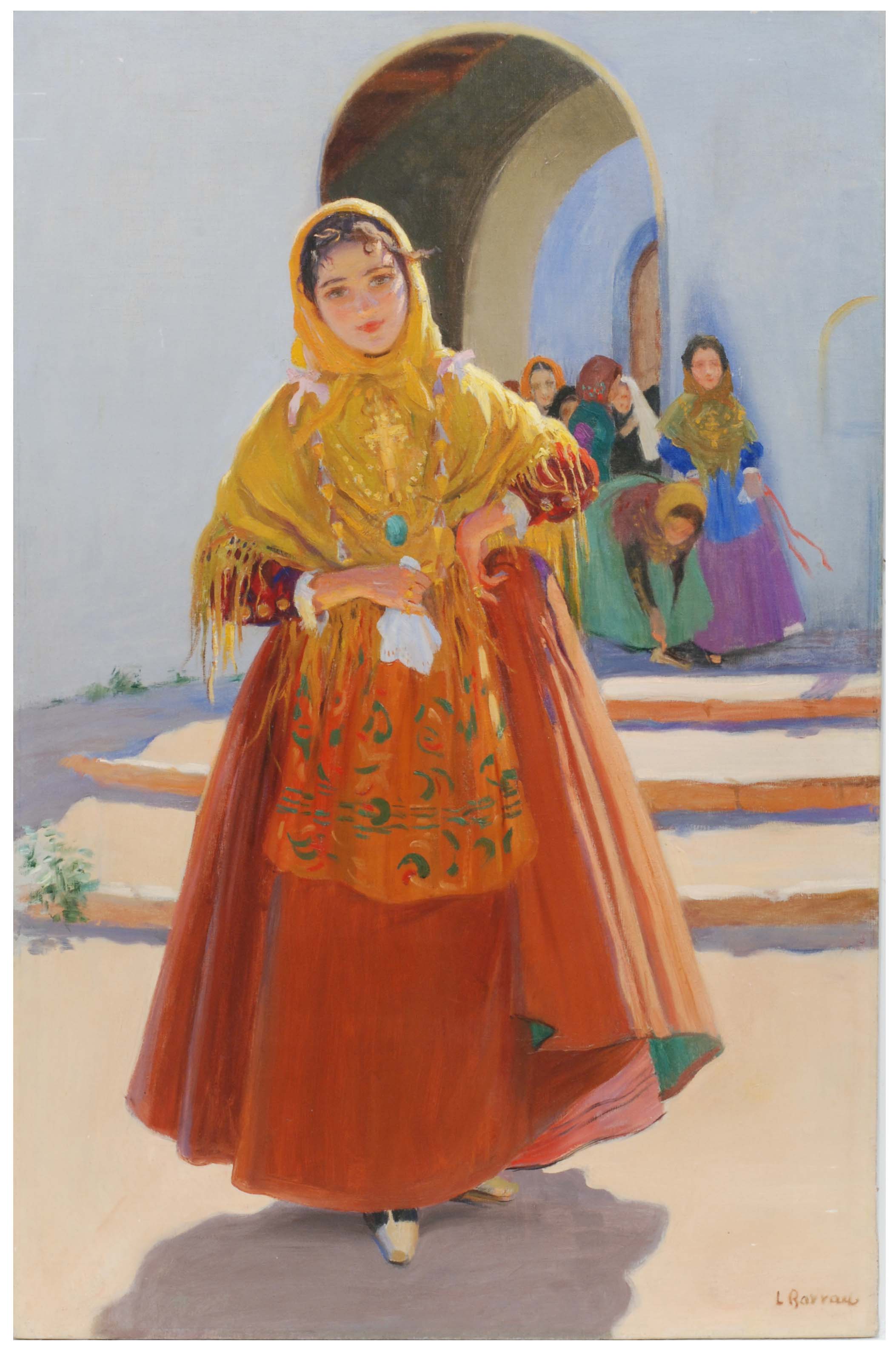 LAUREÀ BARRAU BUÑOL (1864-1957)., "Joven ibicenca".