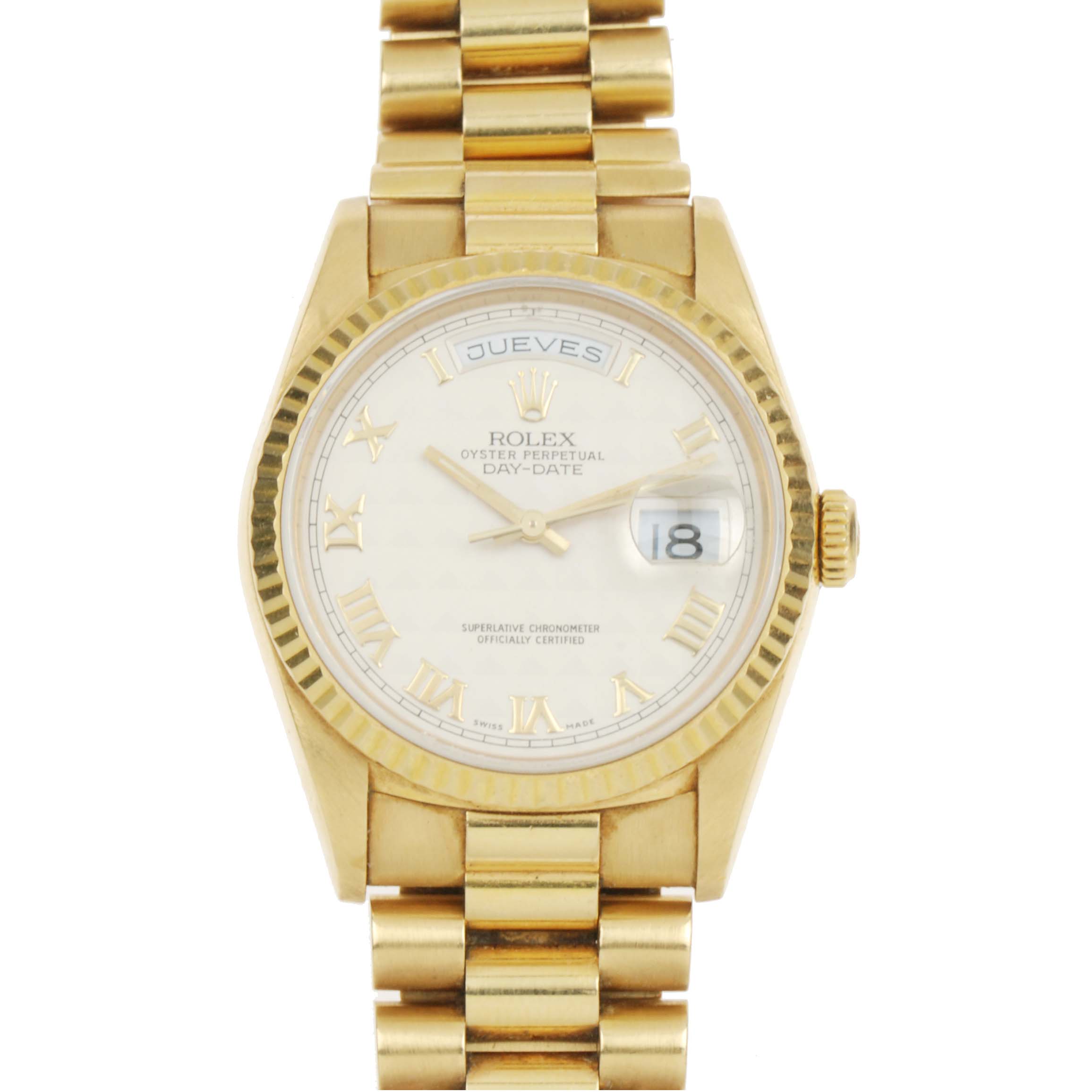 ROLEX. OYSTER PERPETUAL. DAY-DATE, RELOJ DE PULSERA DE CABA