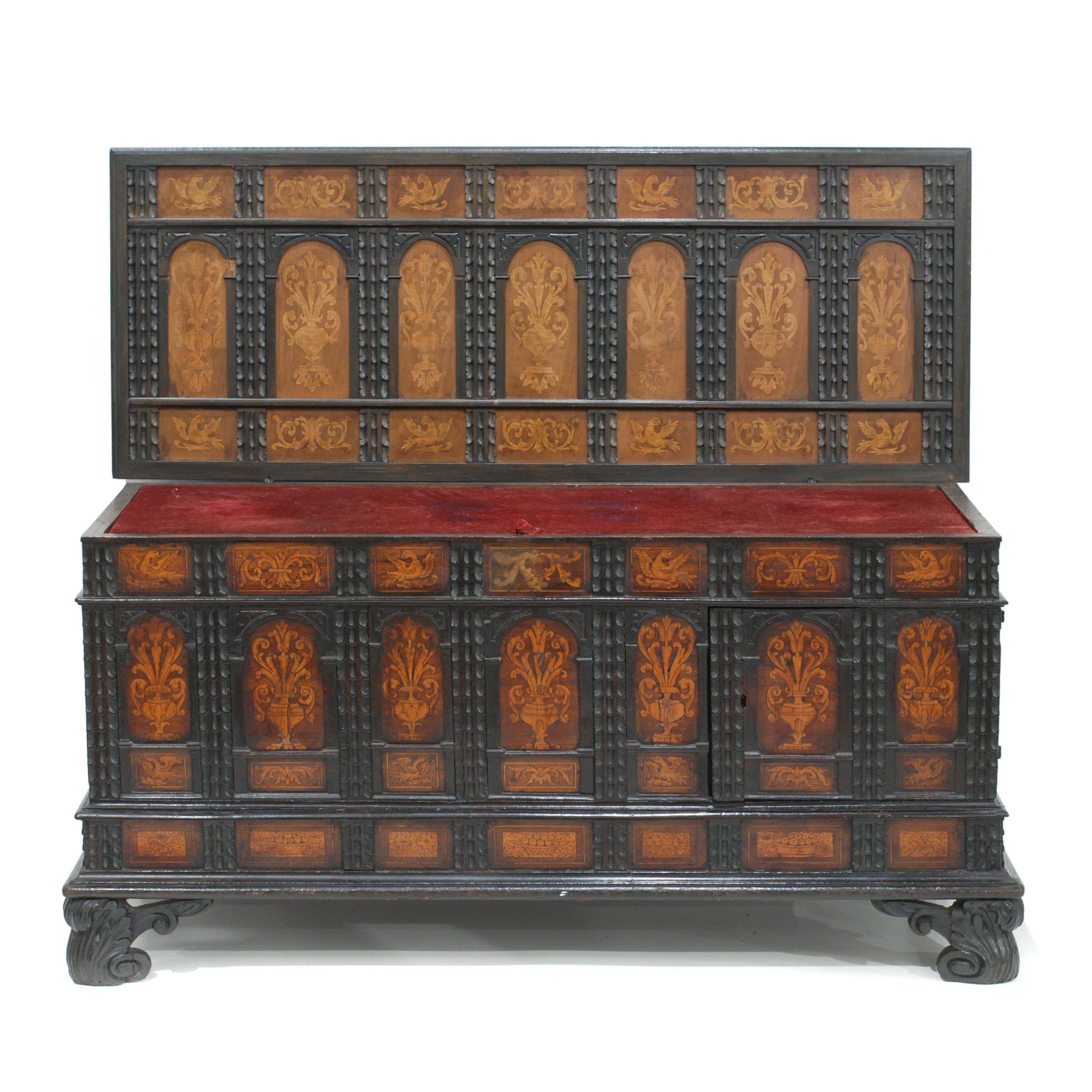  CATALAN BRIDAL CHEST C18th.