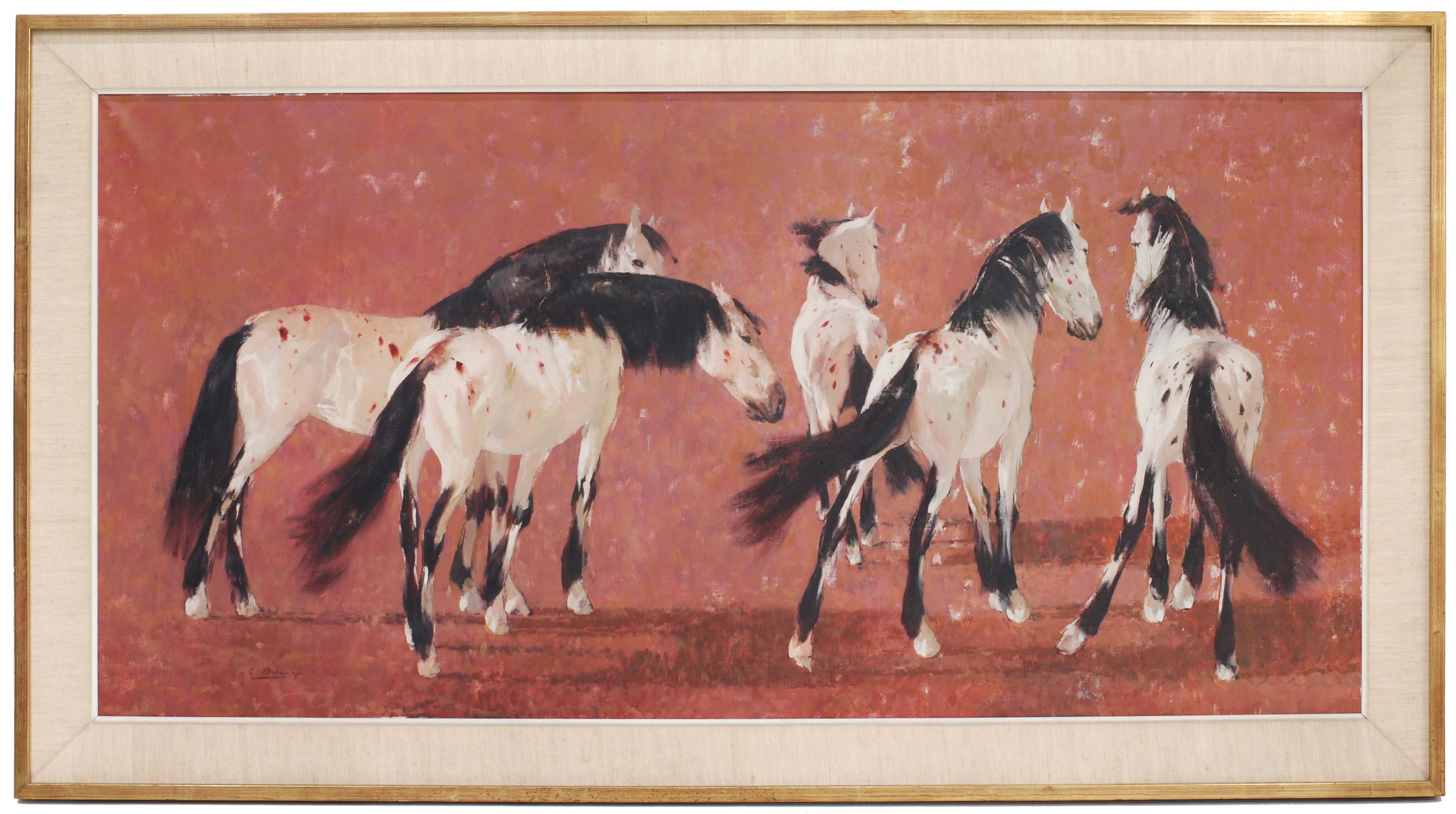 RICARD ARENYS GALDON (1914-1977). "CABALLOS".