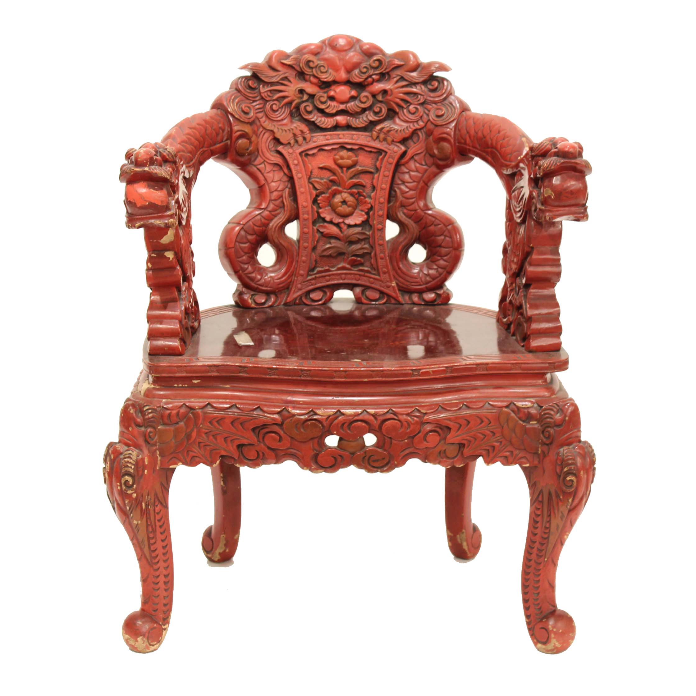 SILLÓN CHINO DE LA PRIMERA MITAD DEL SIGLO XX.