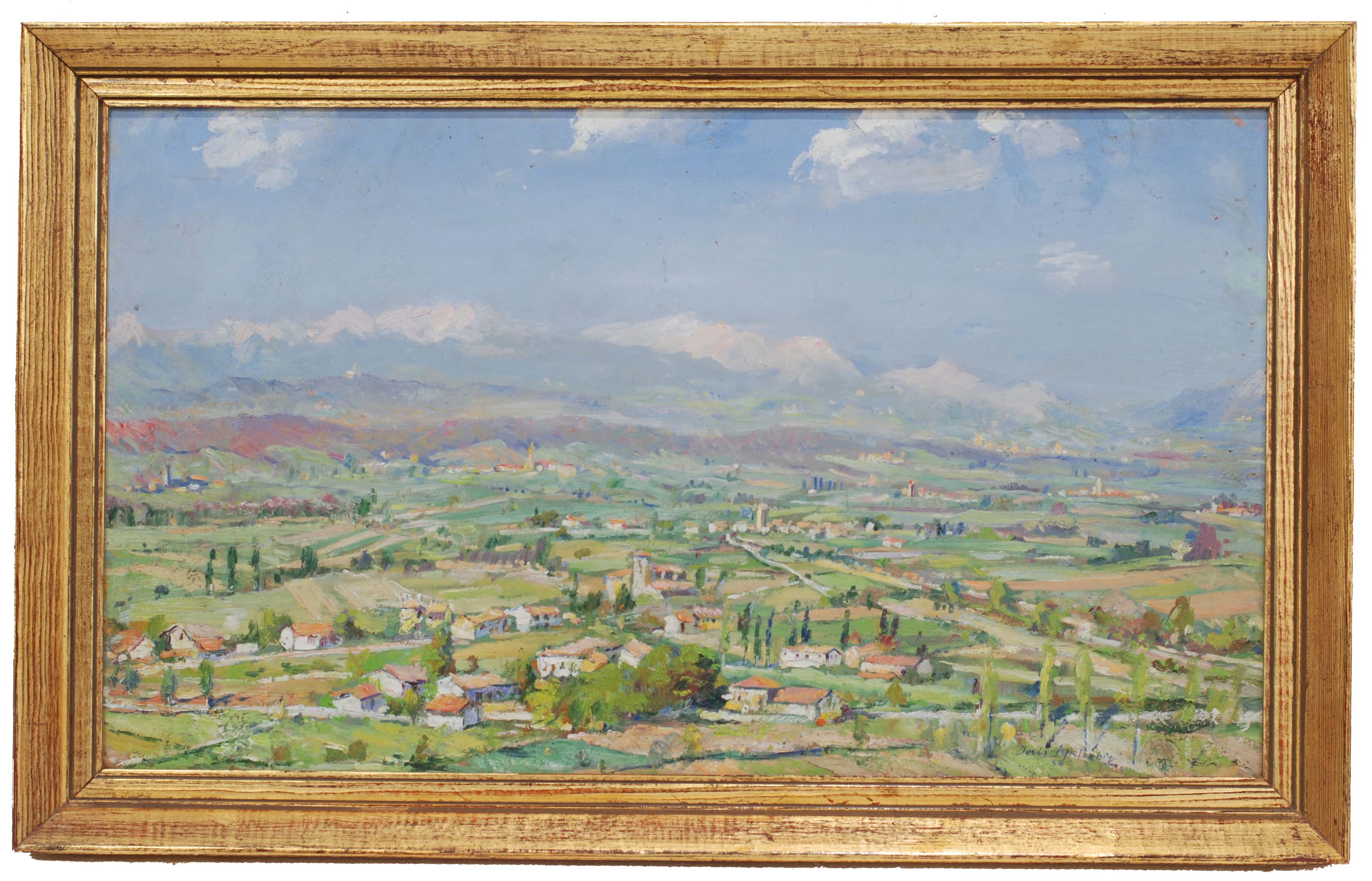 JESÚS APELLANIZ (1898-1969). "Paisaje".