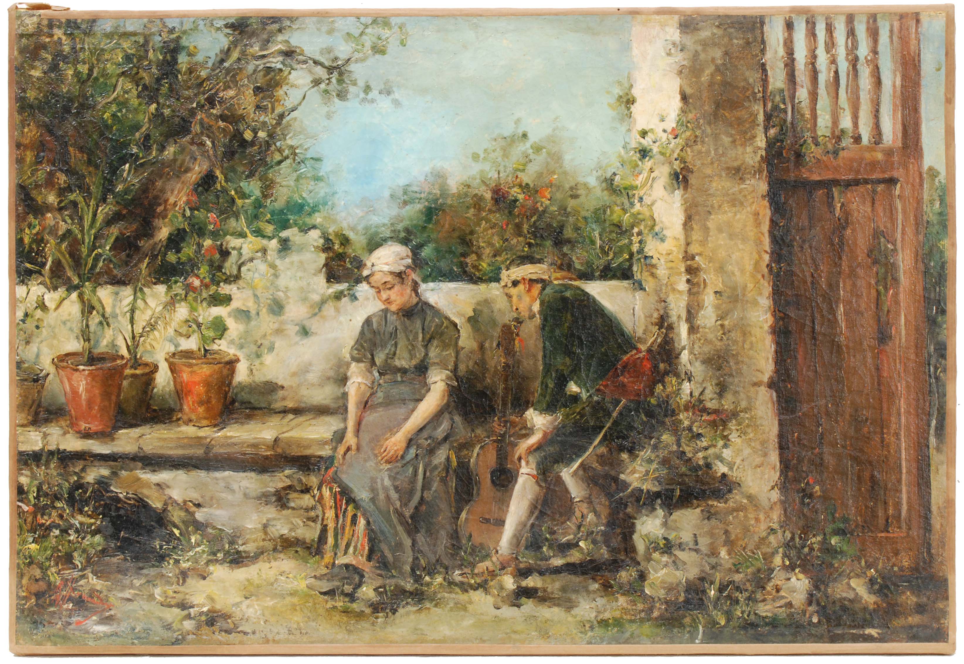 ATTRIBUTED TO DANIEL HERNÁNDEZ MORILLO (1856-1932). "EVERYD