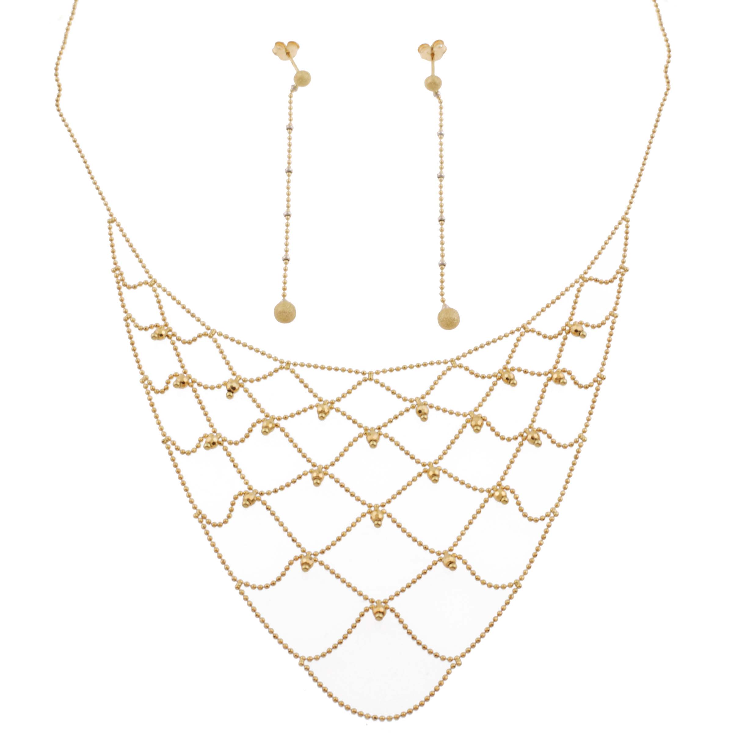 SET OF NECKLACE AND EARRINGS