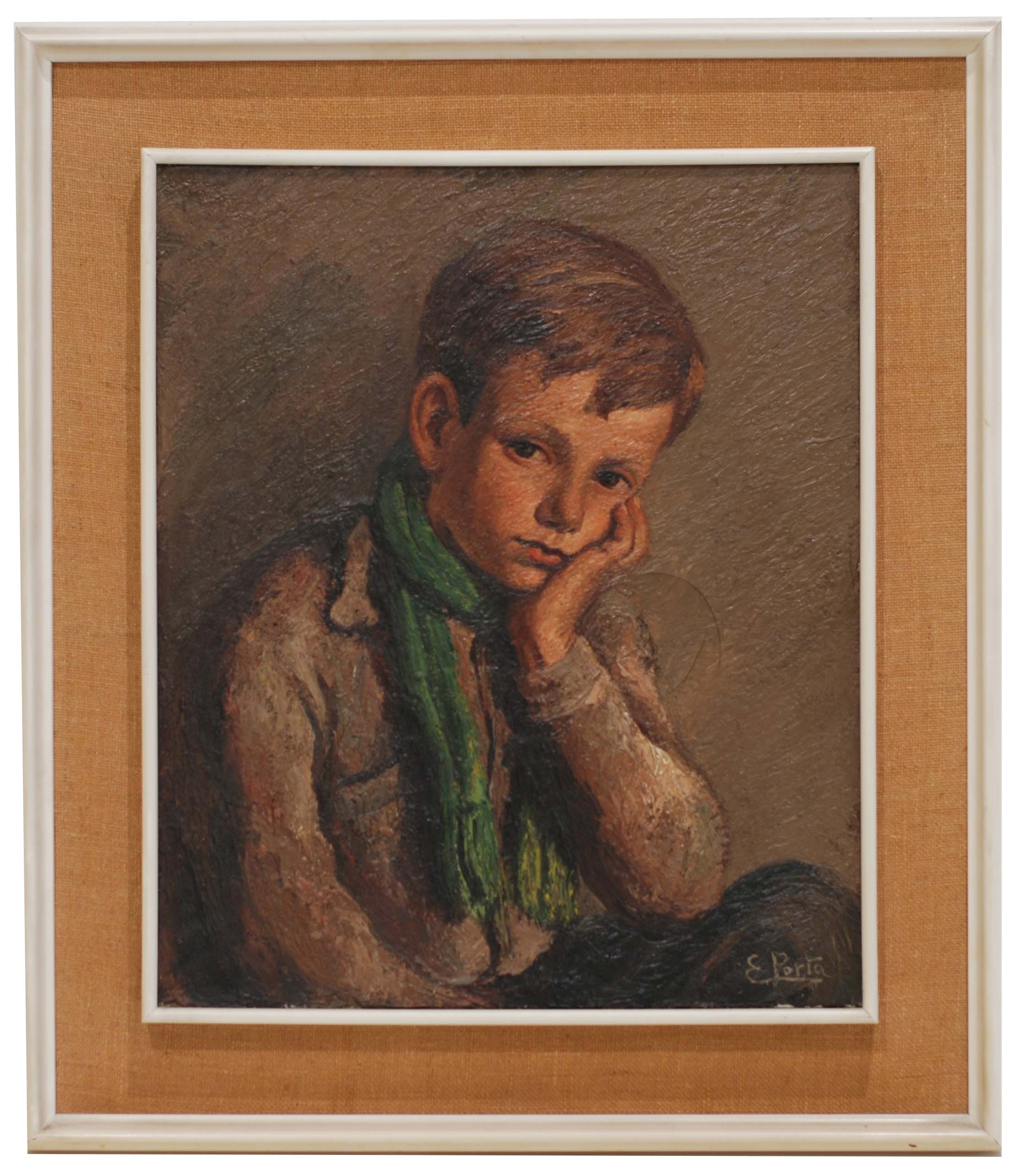 ENRIC PORTA (1901-1993). "Retrato niño".