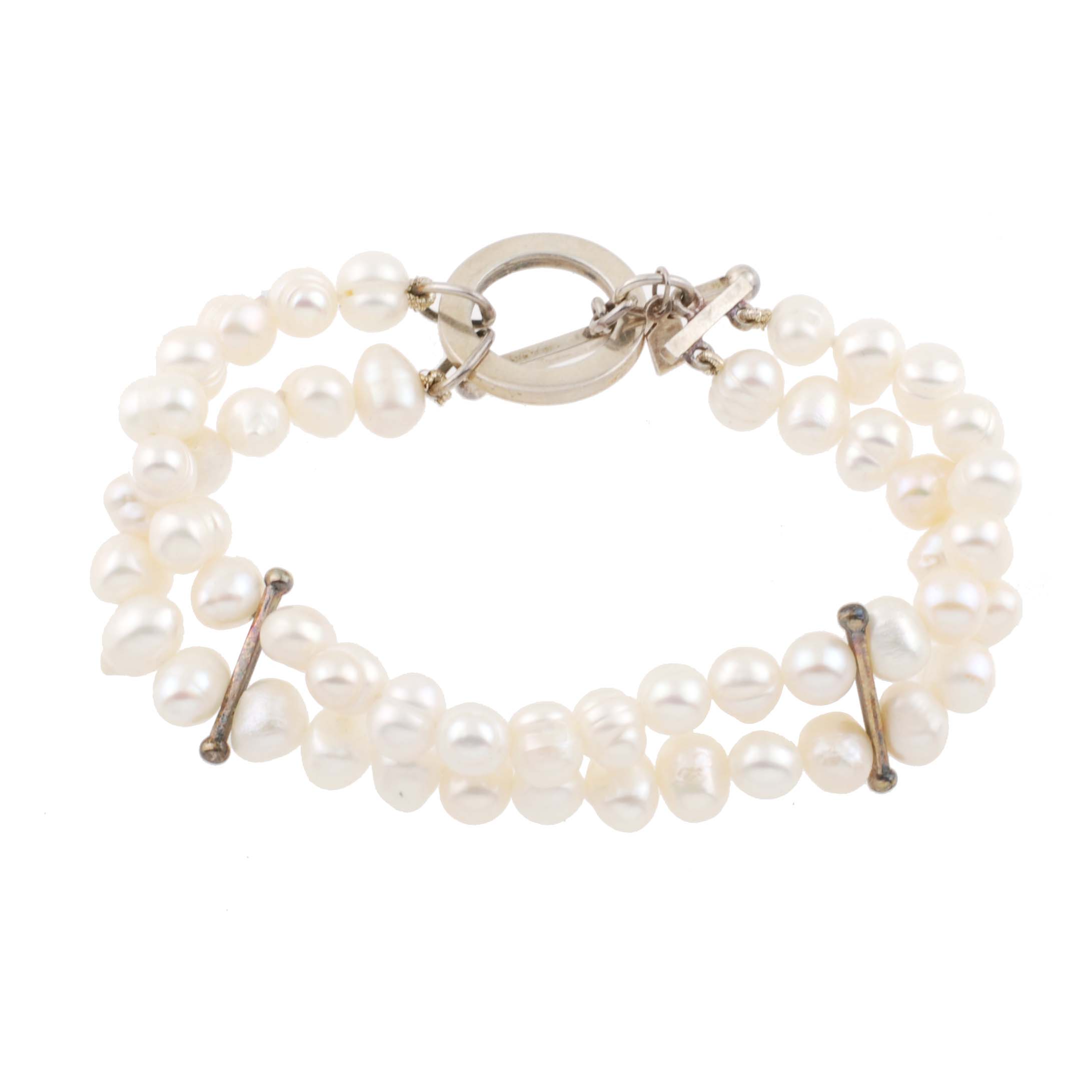 PUIG DORIA. PULSERA DE PERLAS.