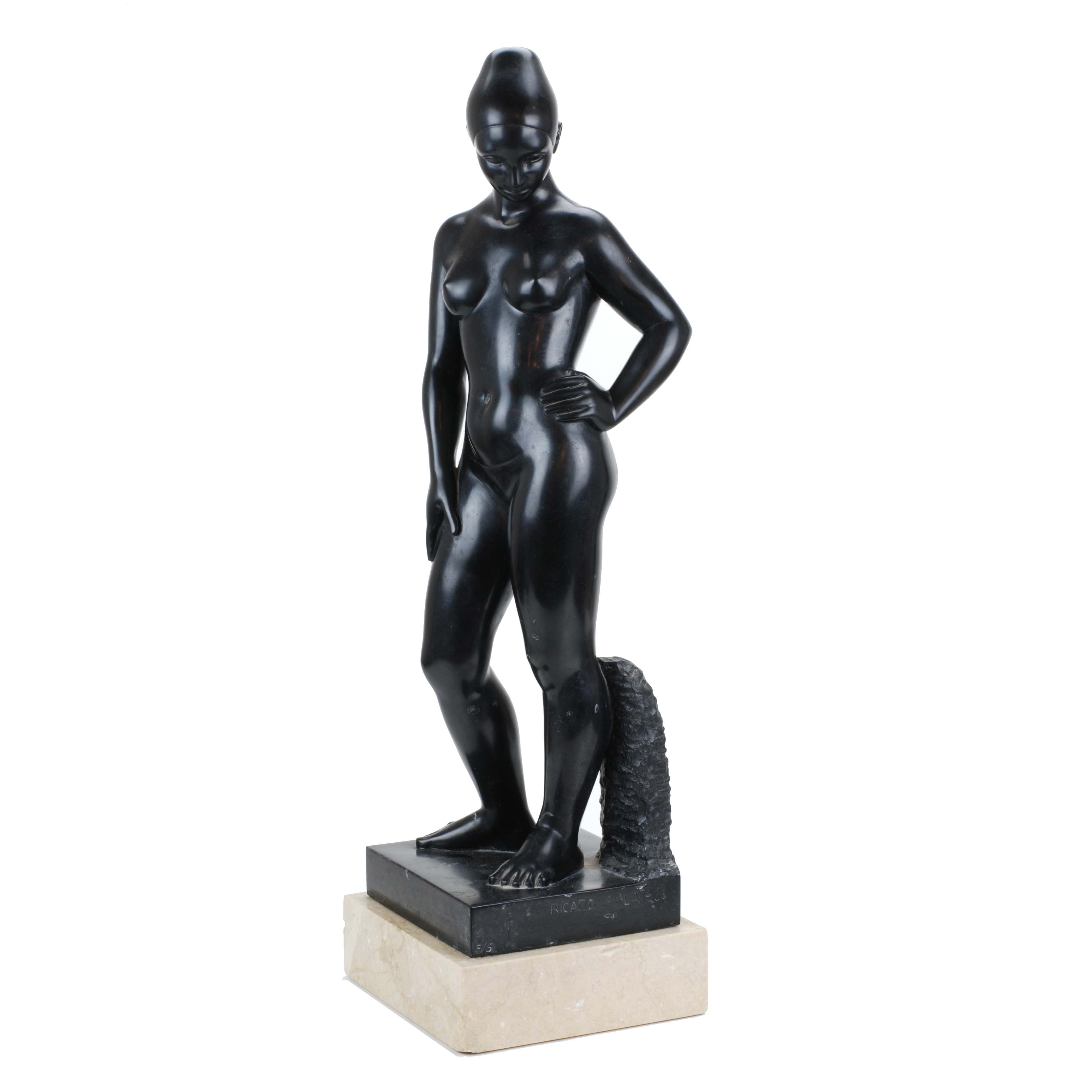 RICARD SALA I OLIVELLA (BARCELONA, 1927-2009) "Desnudo Feme