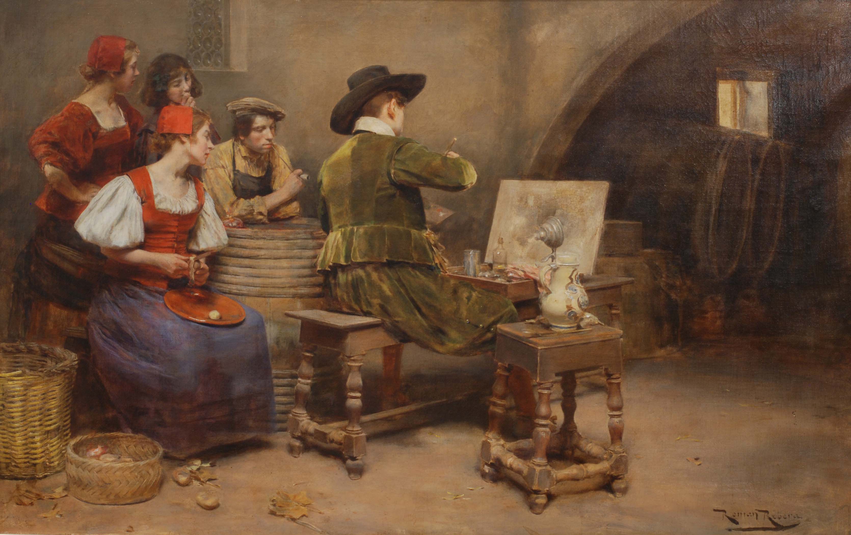 ROMÁN RIBERA CIRERA (1848-1935). "PAINTER".