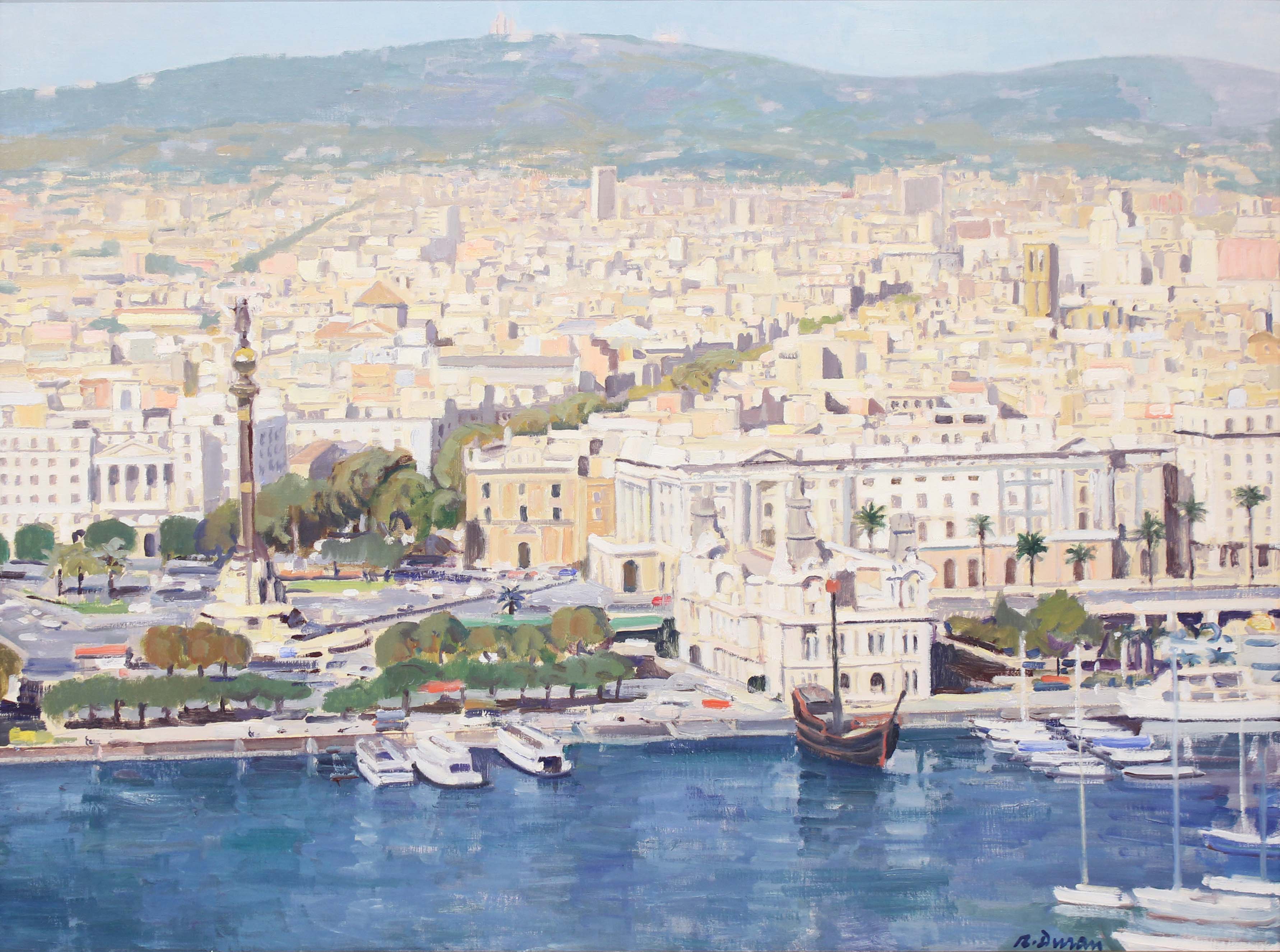 RAFAEL DURAN BENET (1931-2015) "BARCELONA&#39;S VIEW".