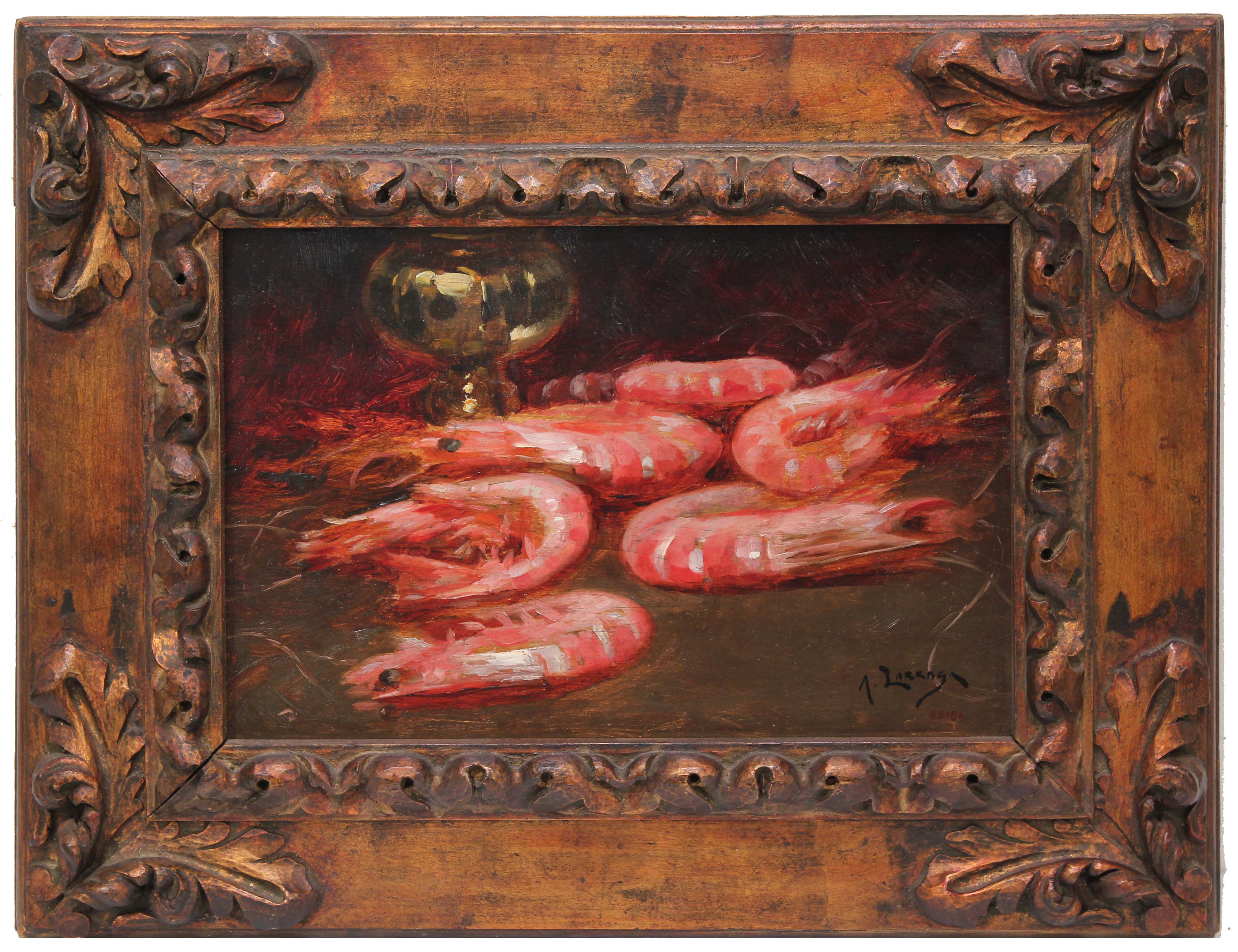 ANDRÉS LARRAGA Y MONTANER (1861-1931). "GAMBAS".