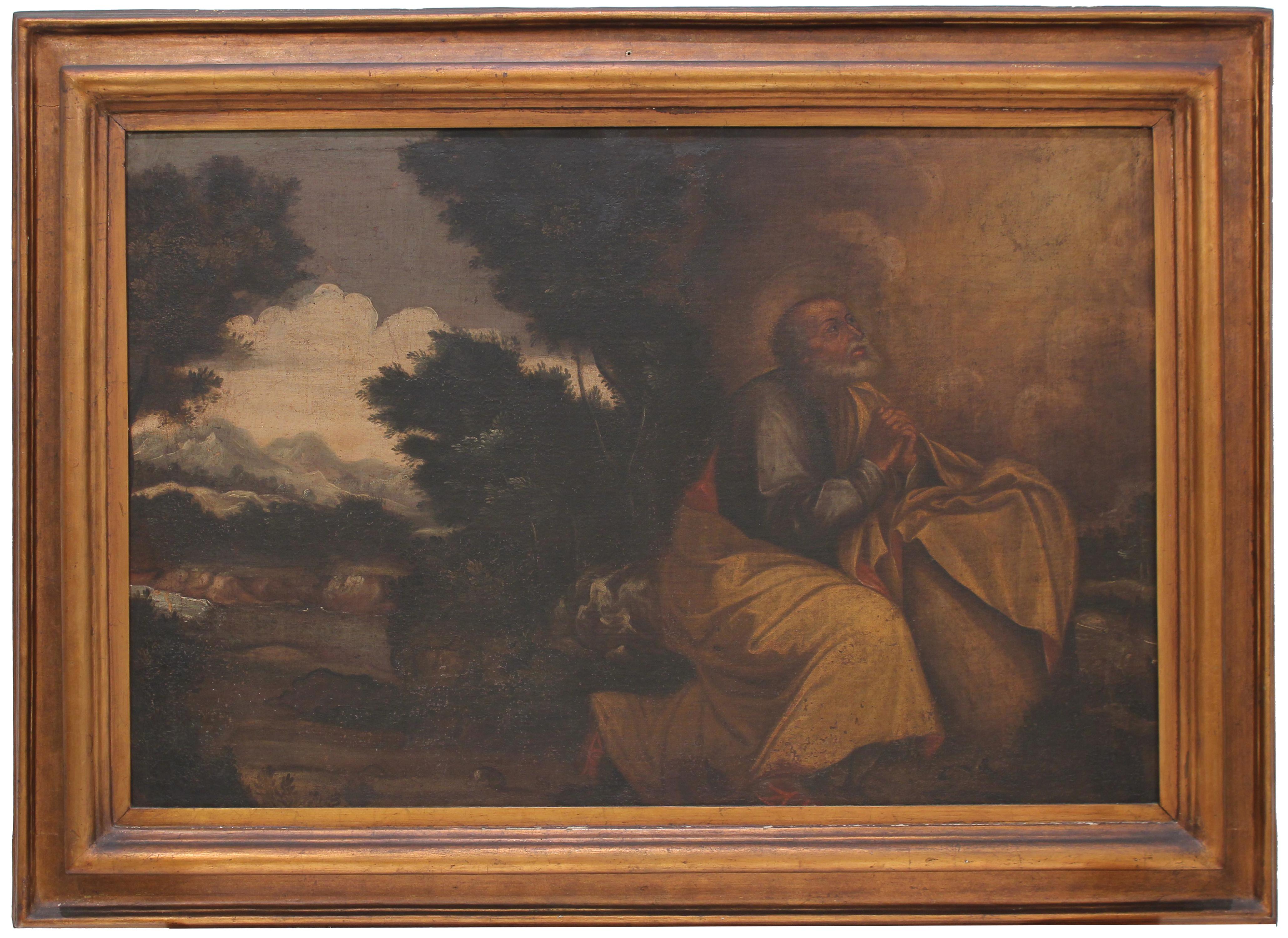 18TH CENTURY SPANISH SCHOOL "SANTO ORANTE".