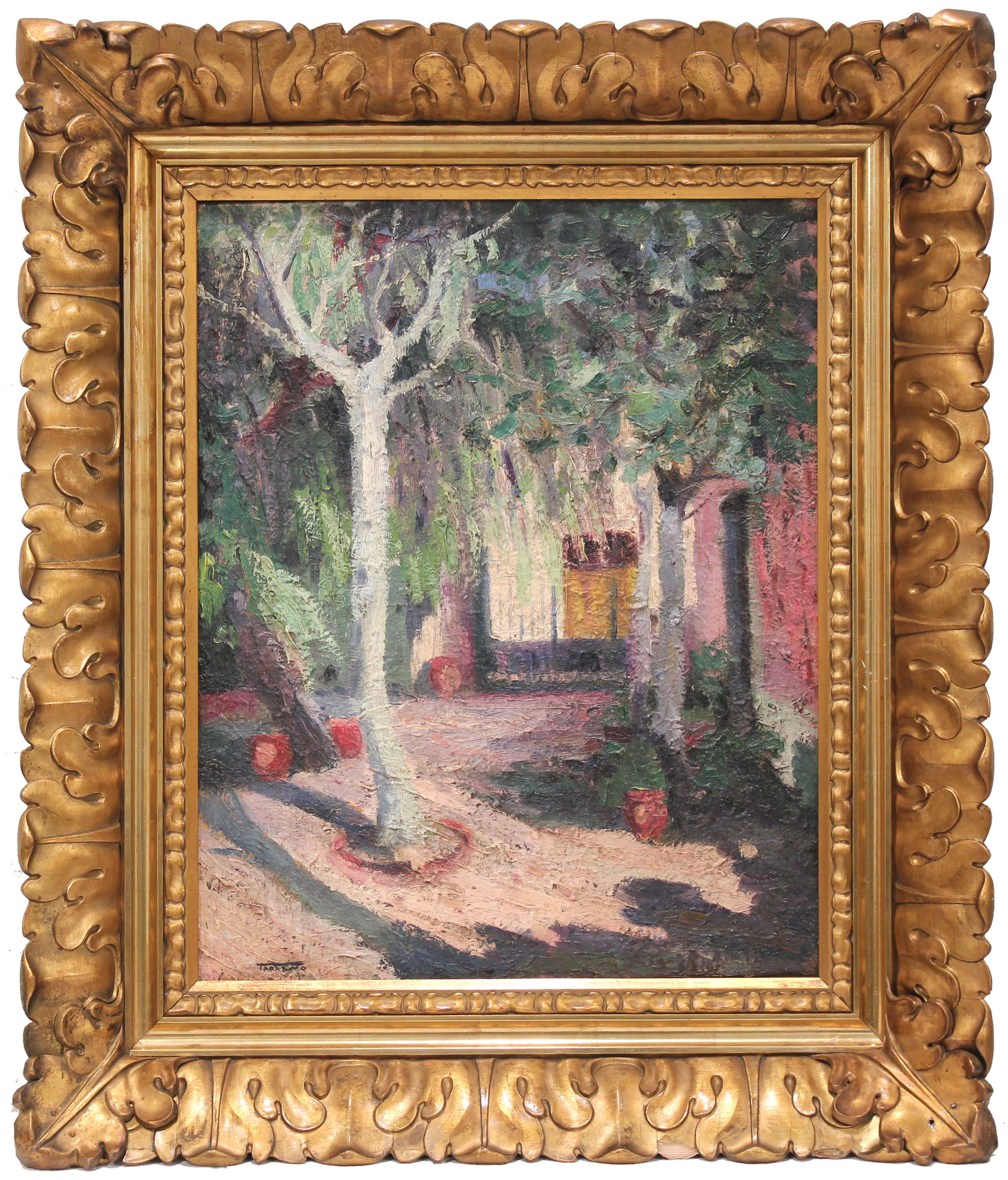 CASIMIR MARTÍNEZ TARRASSÓ (1898-1980). "JARDÍN DE CASA DEL