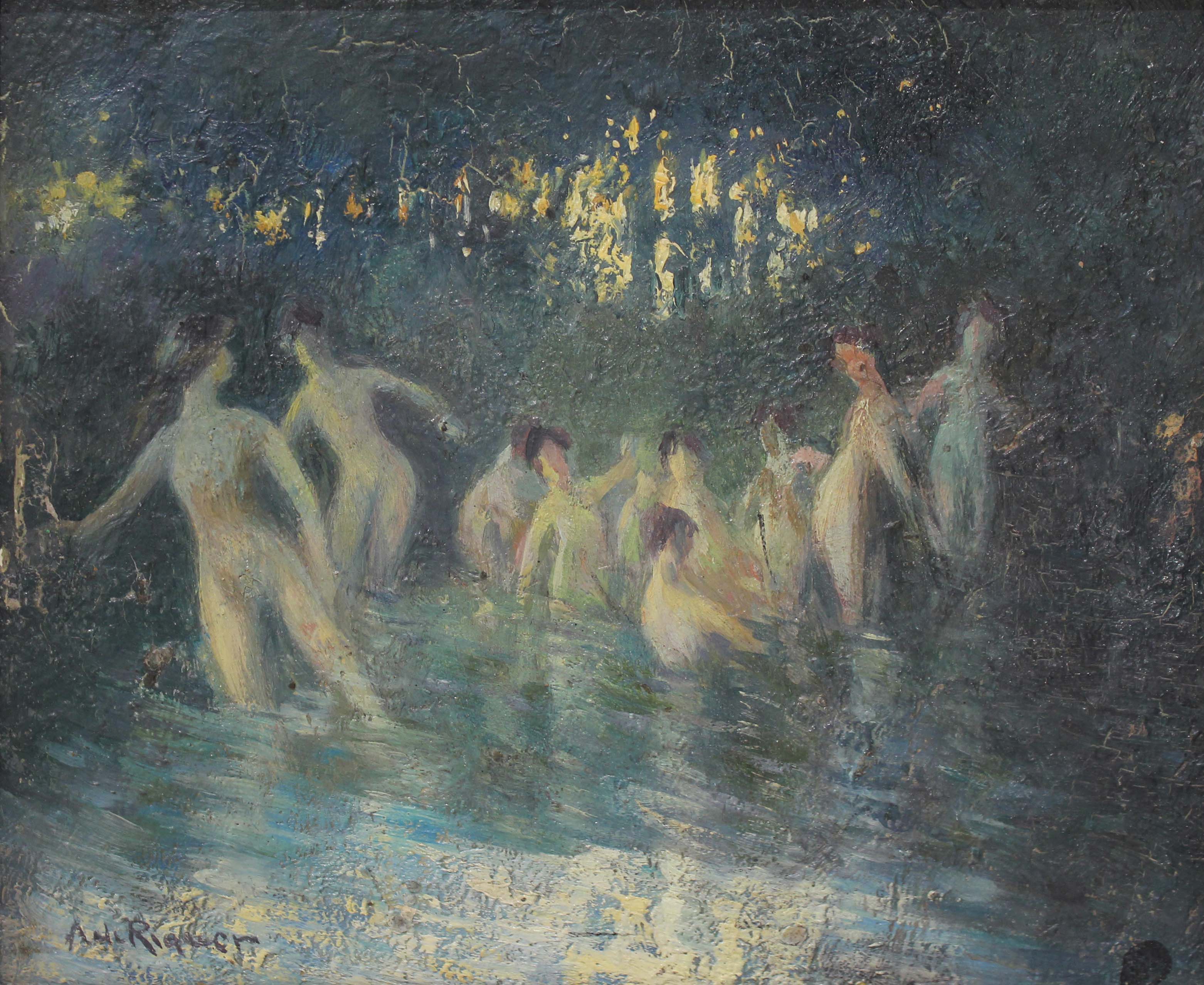 ATTRIBUTED TO ALEJANDRO DE RIQUER INGLADA (1856-1920). "THE