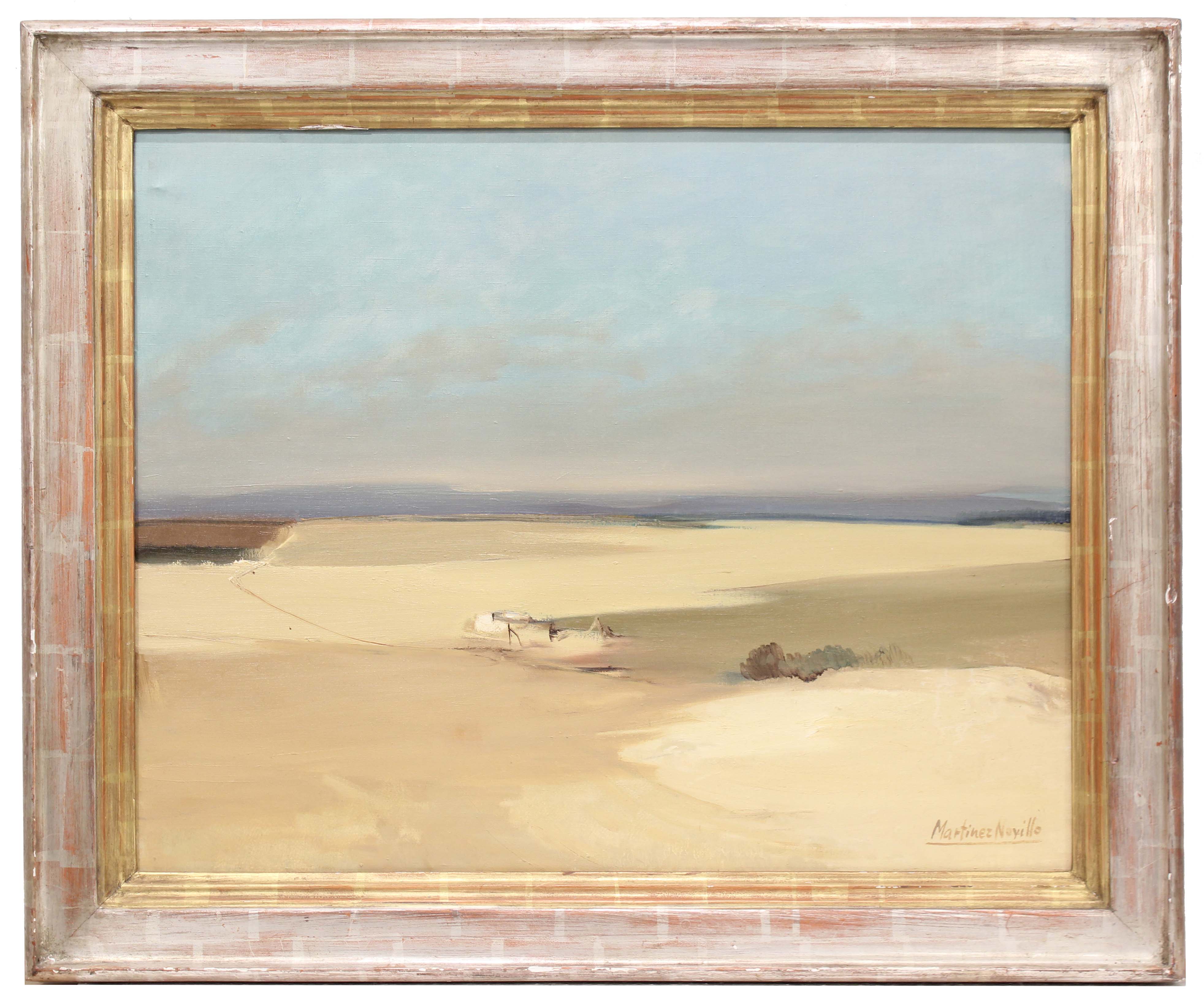 CIRILO MARTINEZ NOVILLO (1921-2008) "LANDSCAPE WITH COUNTRY