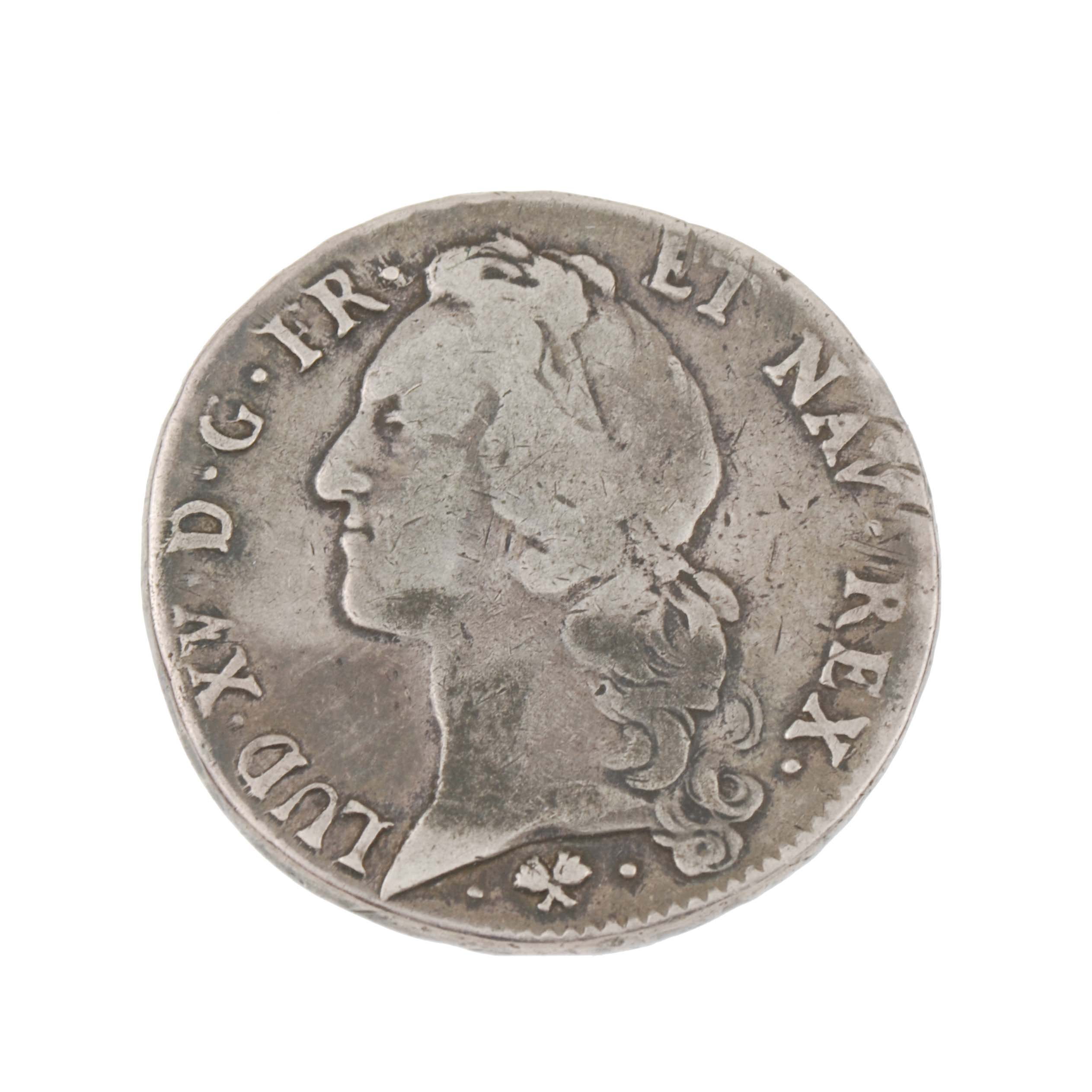 LOUIS XV&#39;S FRENCH COIN, 1763.