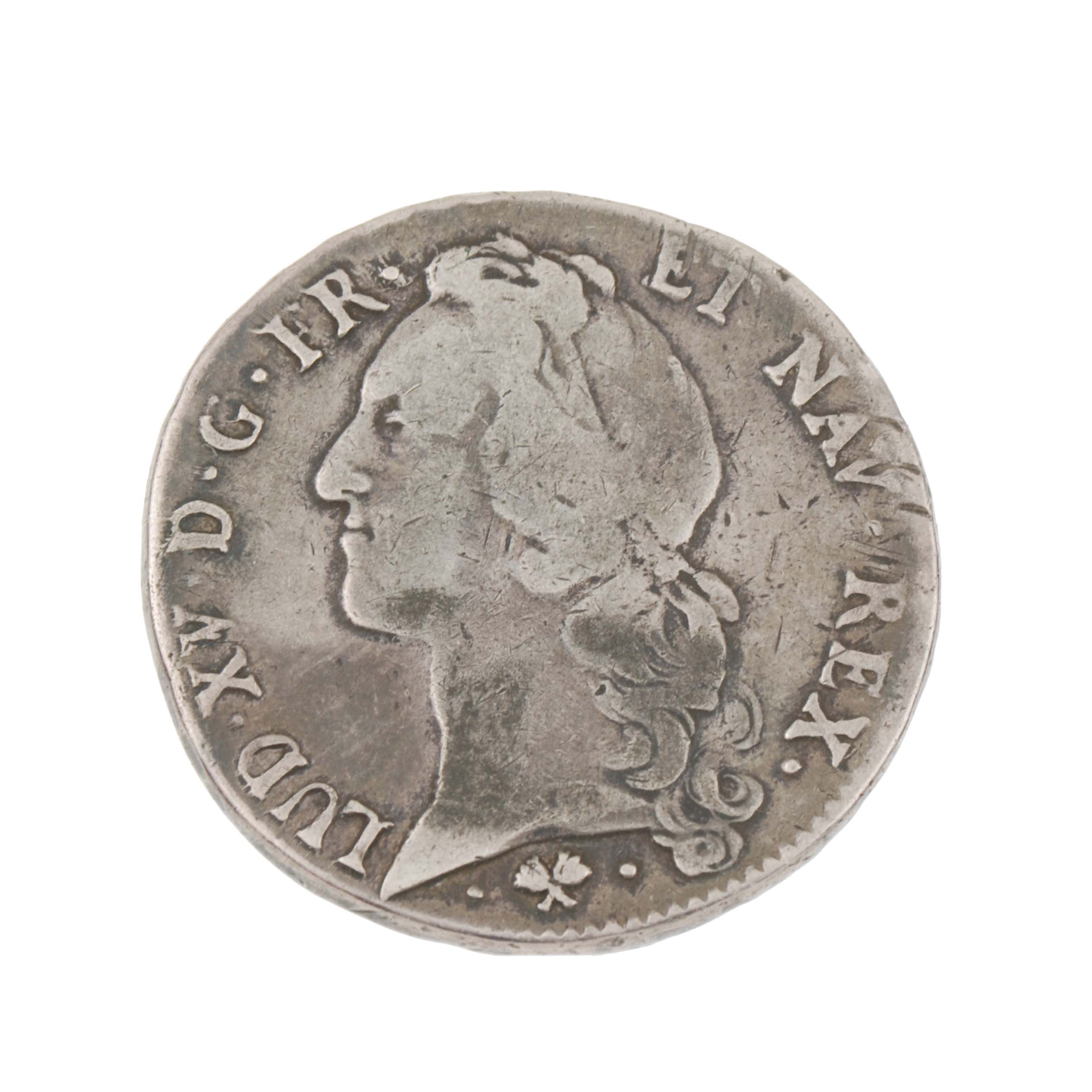 MONEDA FRANCESA LUIS XV, 1763.