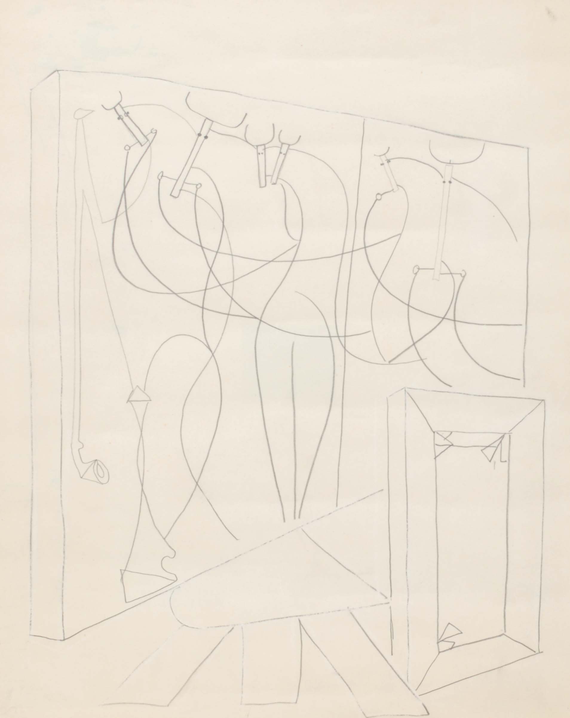 ÓSCAR DOMÍNGUEZ (1906-1957). "BULLS"
