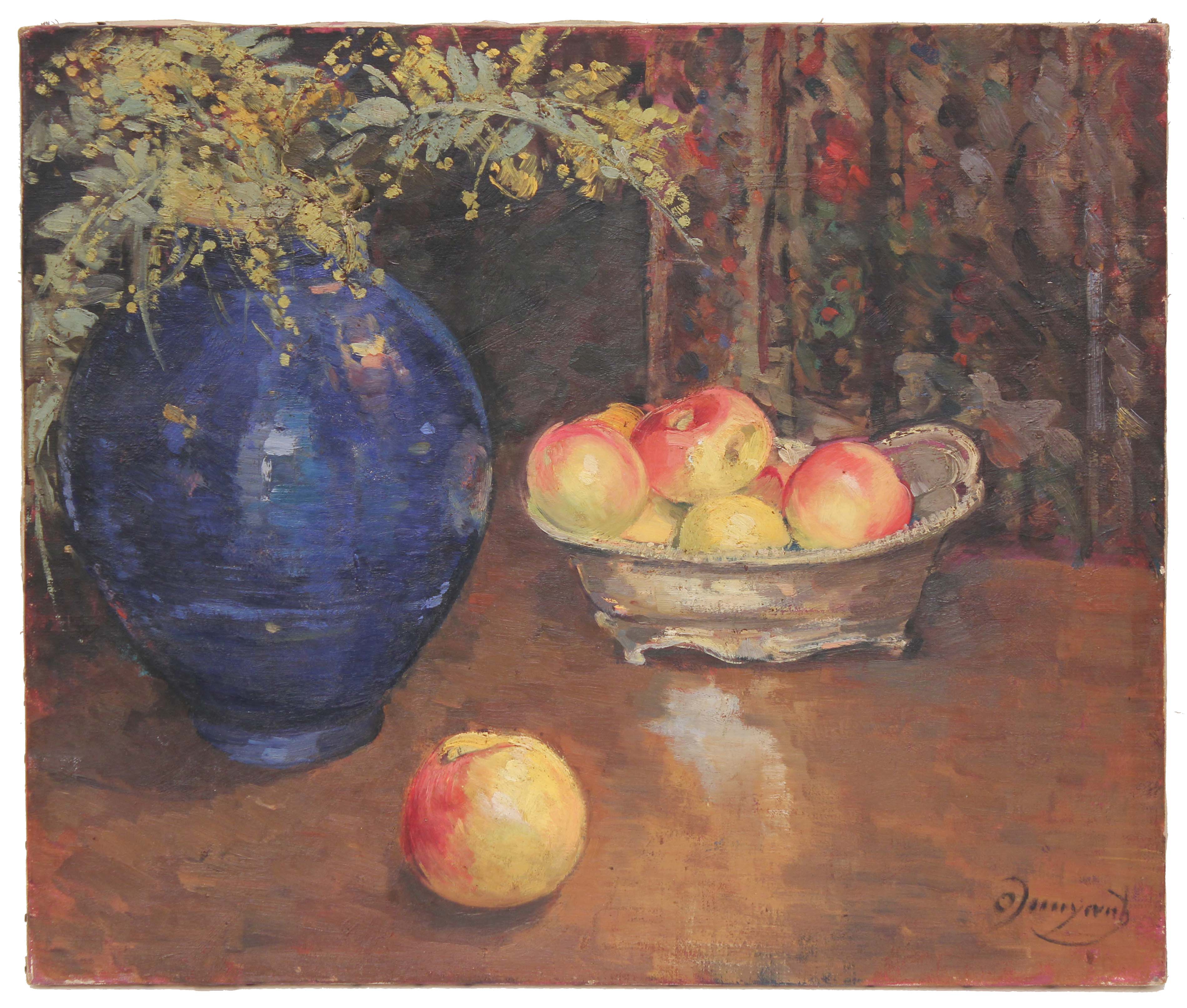 OLEGUER JUNYENT SANS (1876-1958). "STILL LIFE WITH FRUIT AN