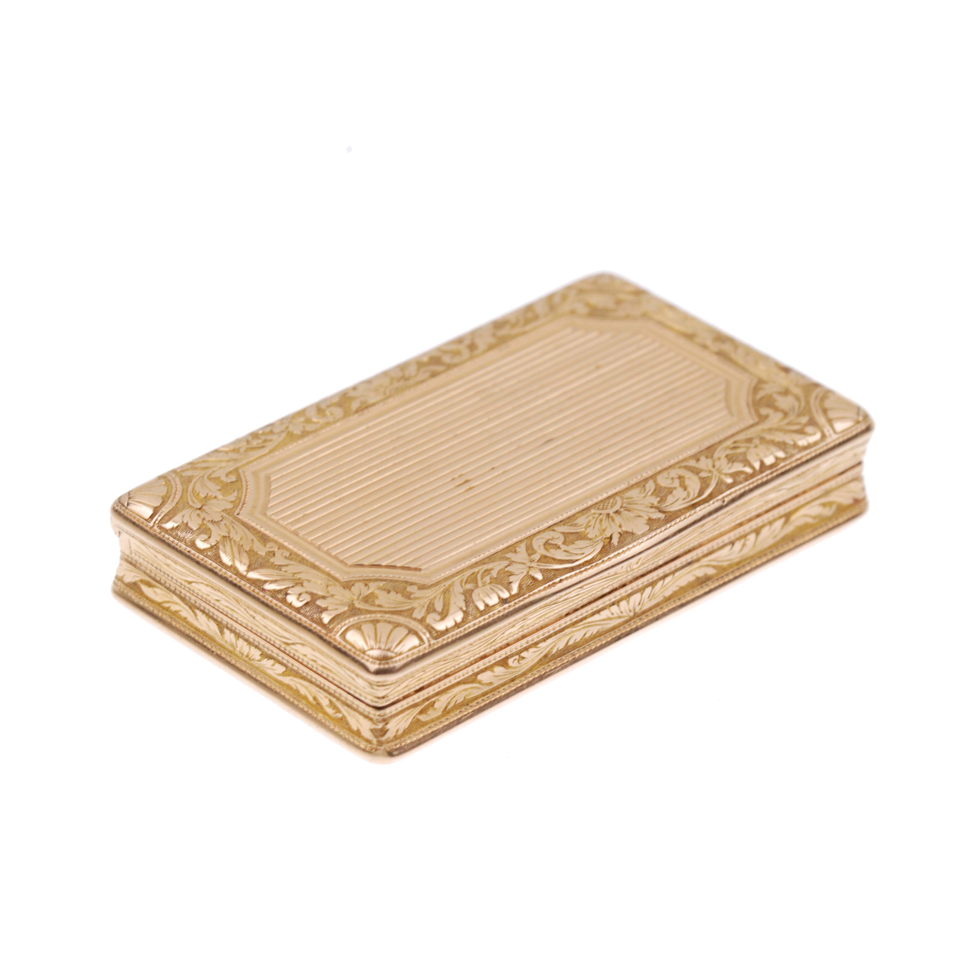 GOLD BOX, CENTURY XVIII.