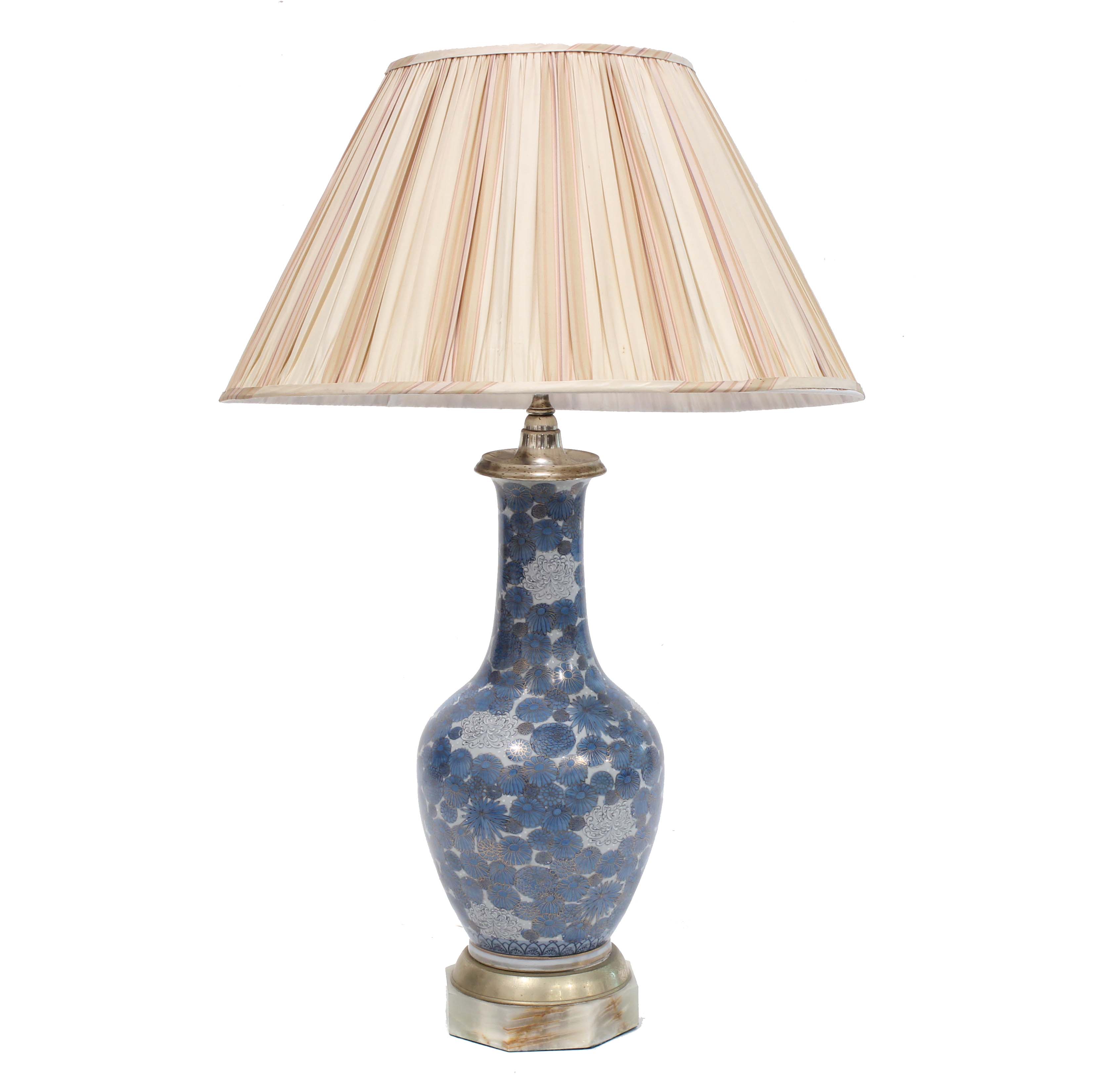 JAPANESE VASE CONVERTED TO LAMP