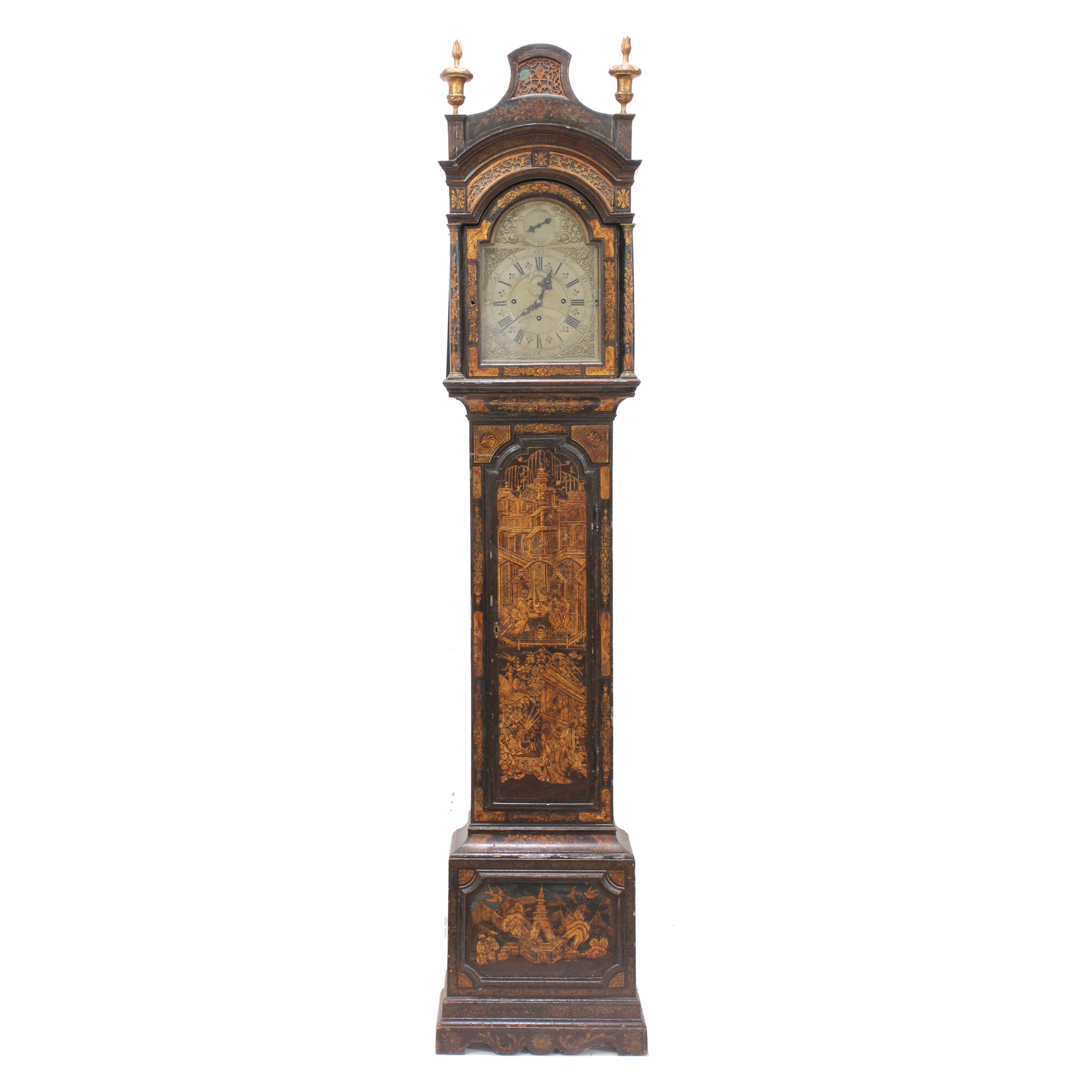 WILLIAM WEBSTER II (D. 1770) GRANDFATHER CLOCK, MID C18th.