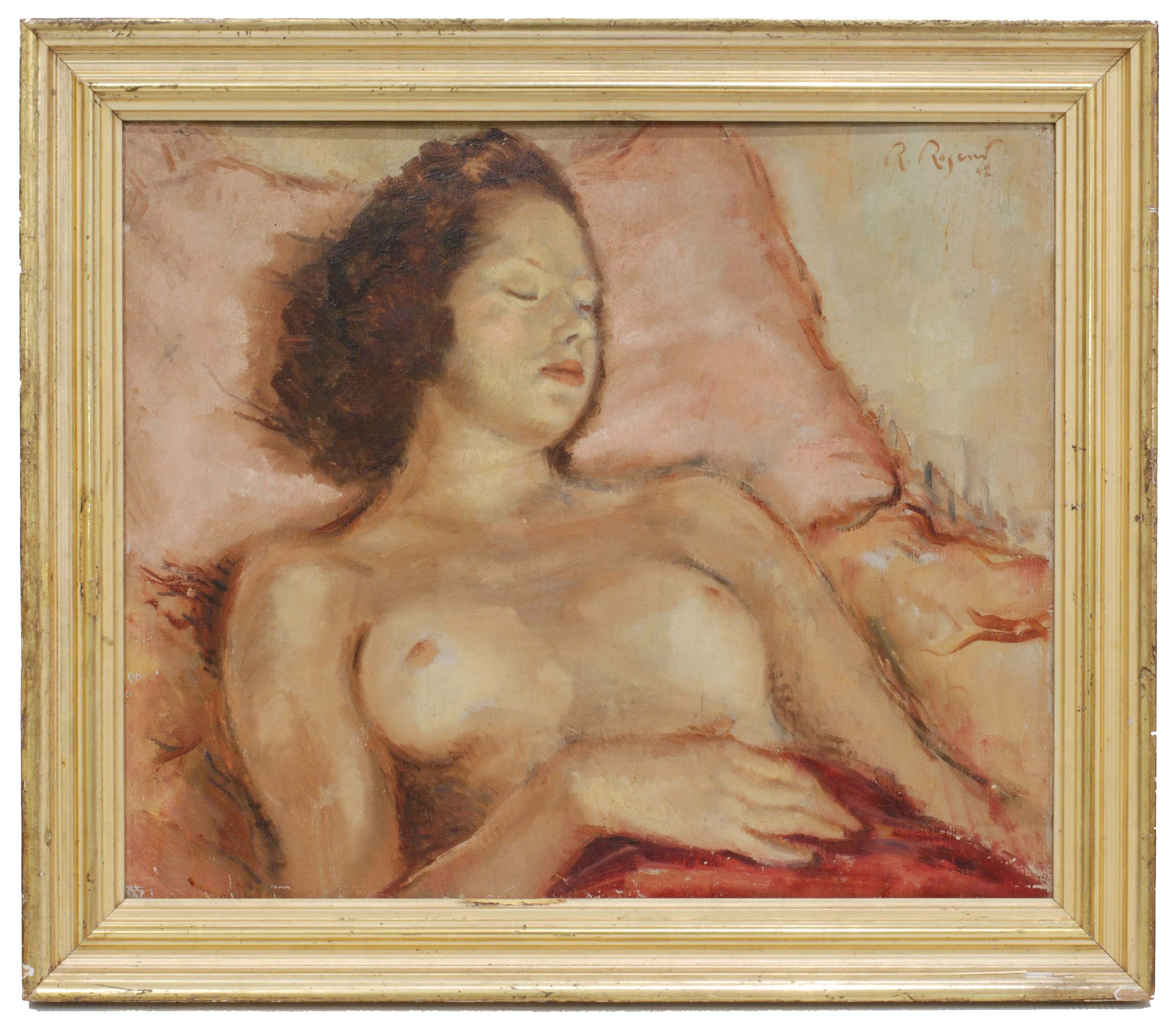 RAMON ROGENT PERES (1920-1958). "FEAMLE NUDE"