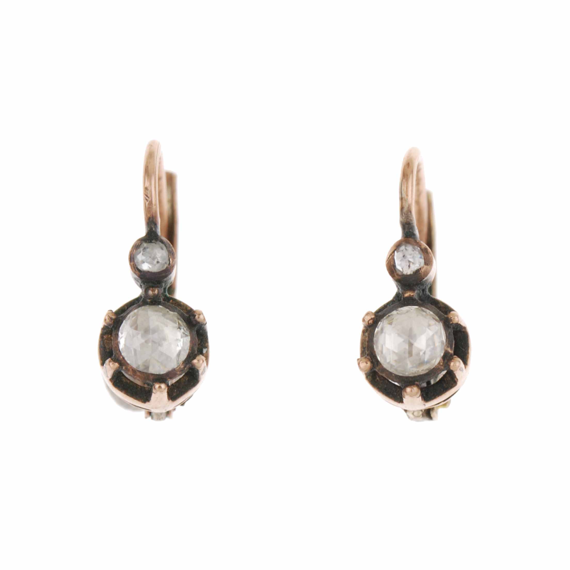 PENDIENTES DE DIAMANTES.