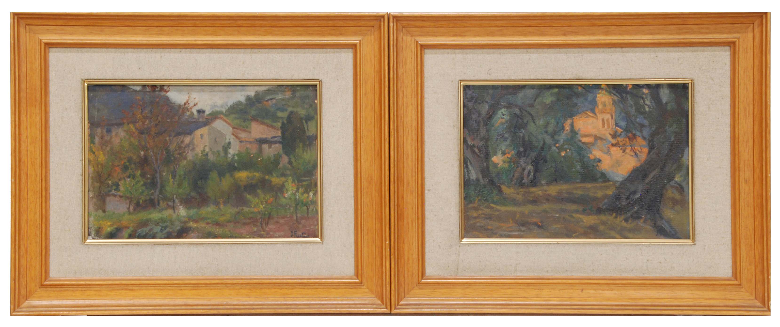 JOAN FUSTER BONNIN (1870-1945). "MAJORCA LANDSCAPES"