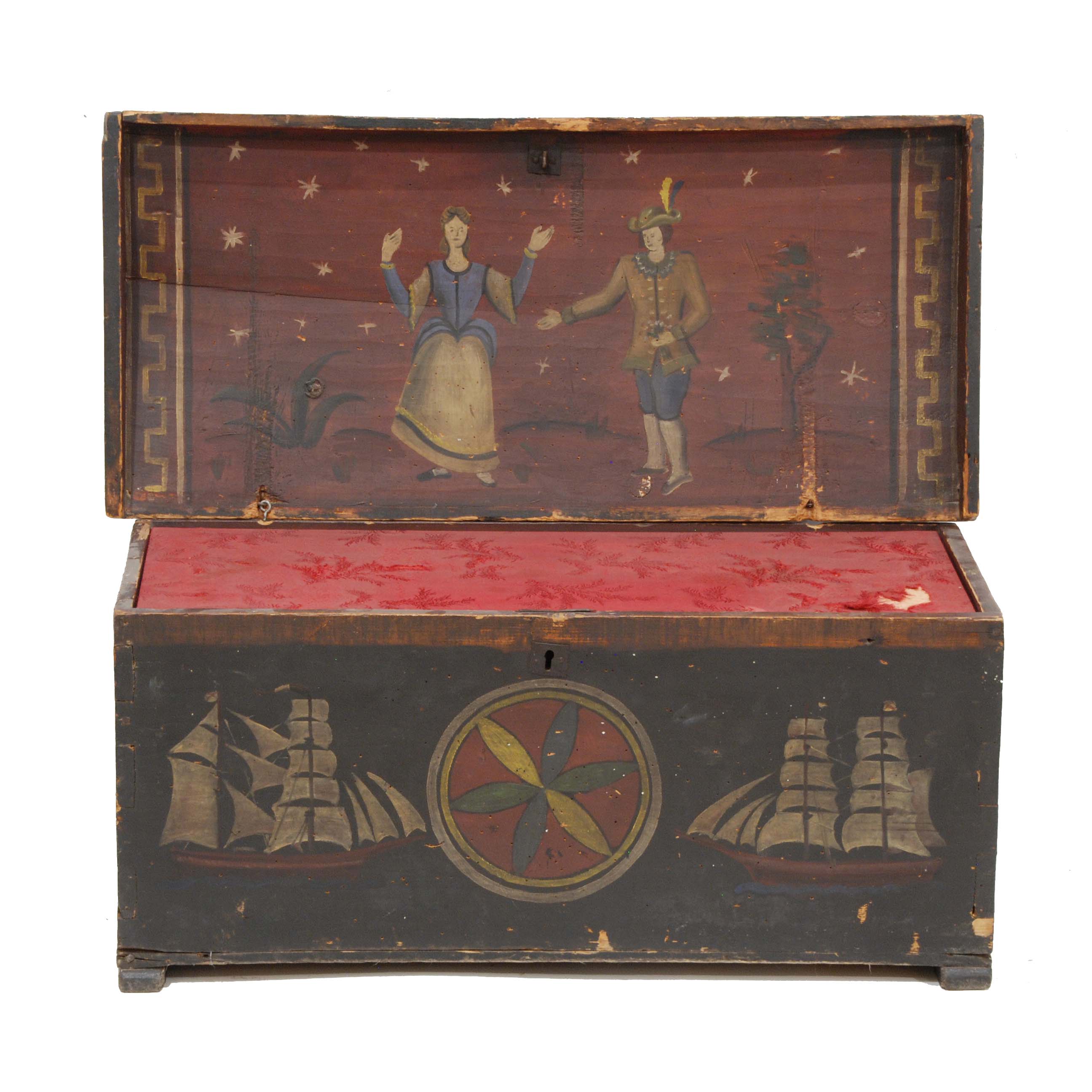 MARINE CHEST, END C18th- EARLY C19th.