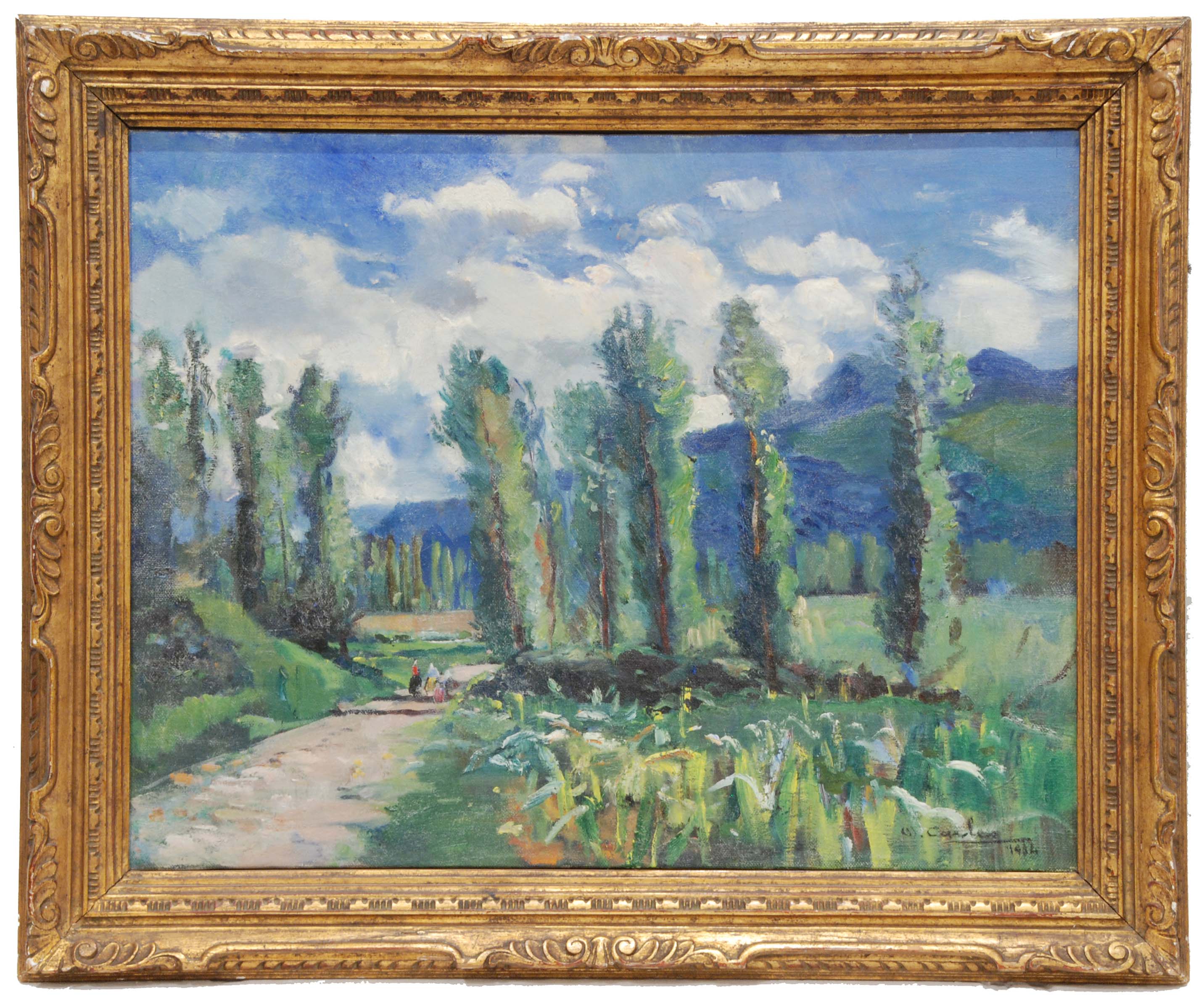 DOMINGO CARLES ROSICH (1888-1962). "LANDSCAPE"