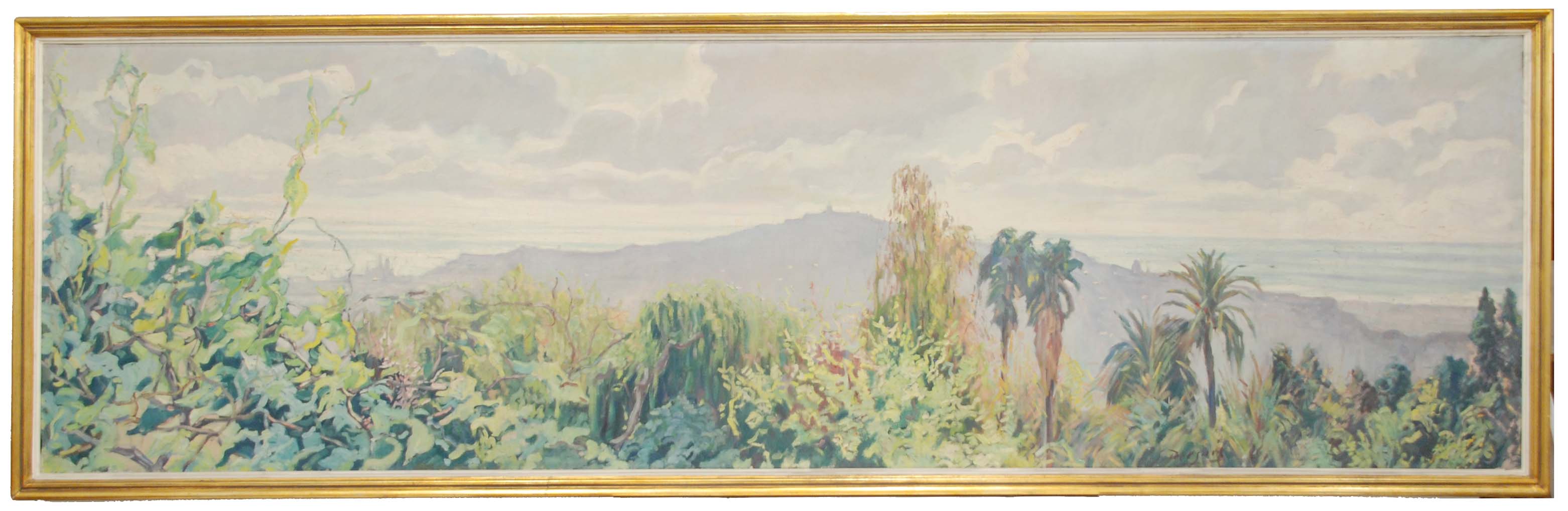 GUILLERMO BERGNES SOLER (1888-1975). "LANDSCAPE"