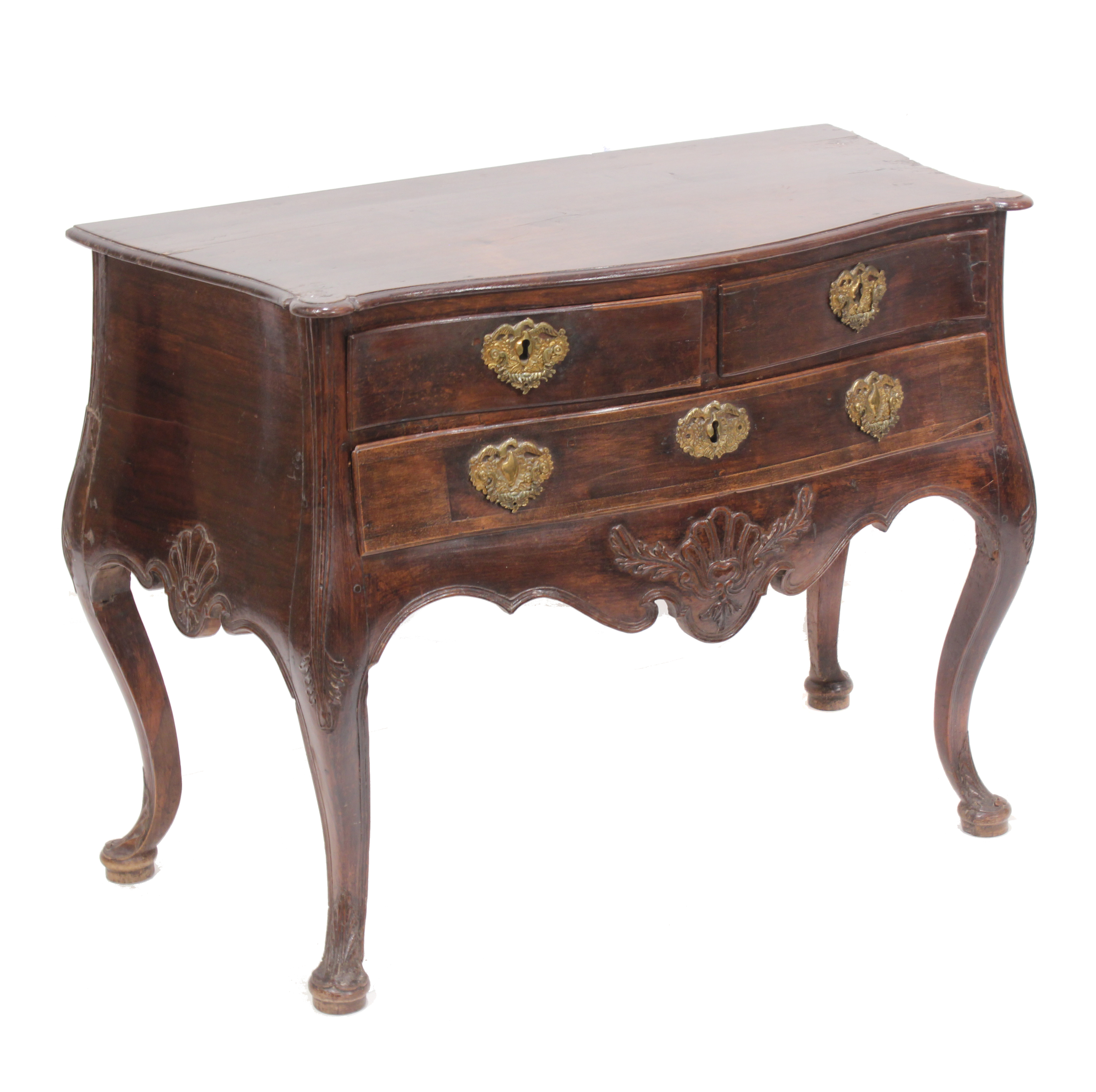 PORTUGUESE CHEST OF DRAWERS, C18th.