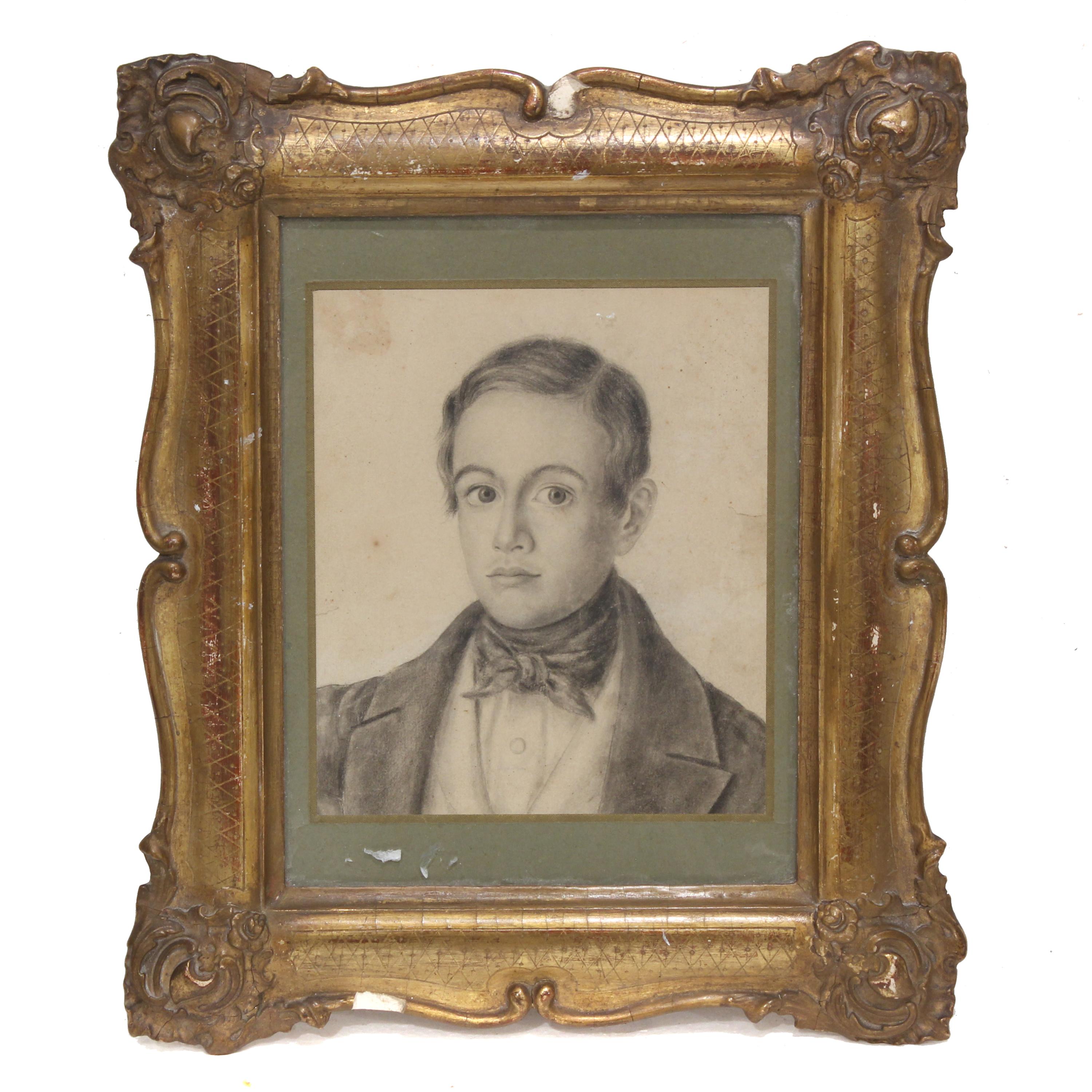 SPANISH SCHOOOL, C19th "YOUTH WITH RIBBON"