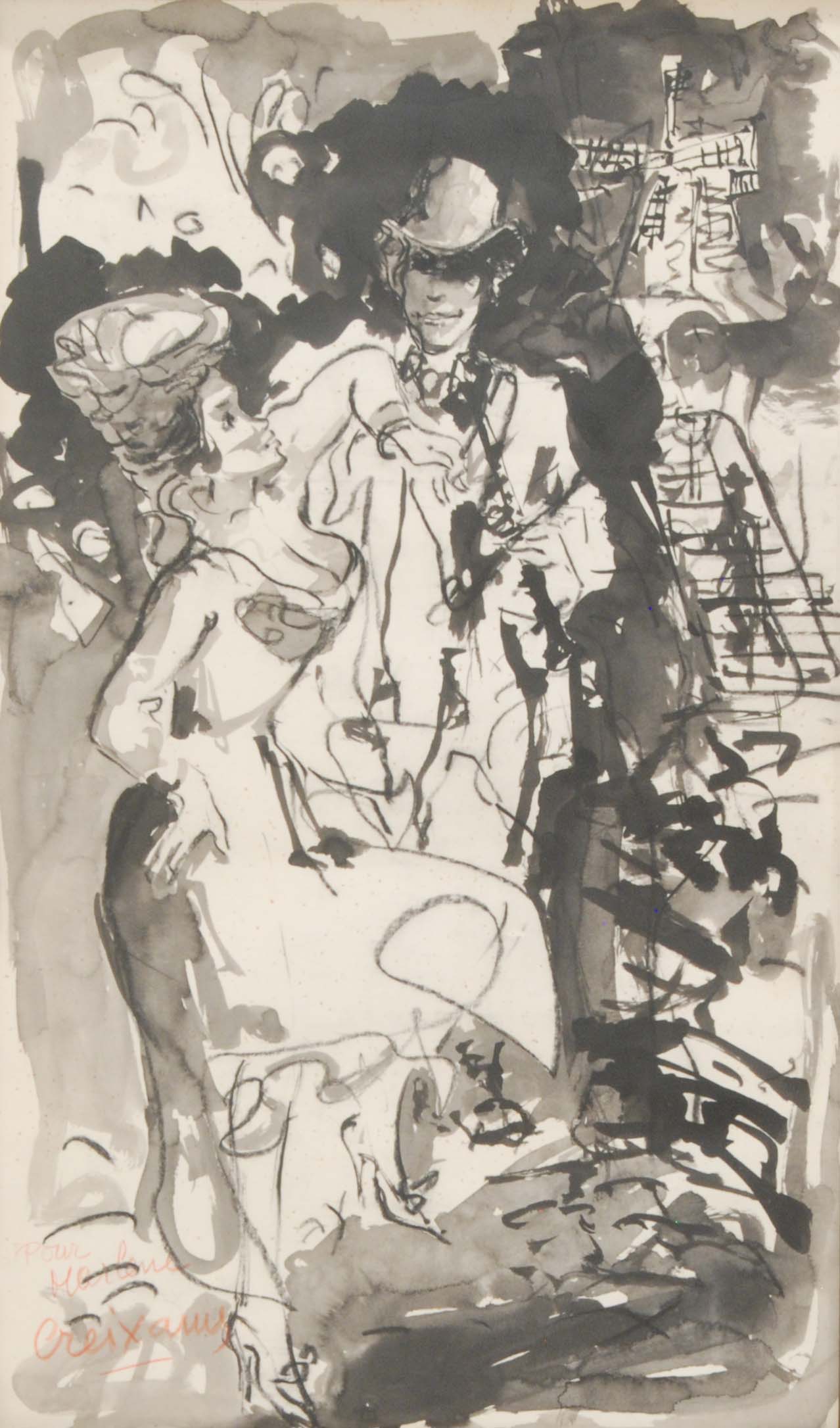 PERE CREIXAMS PICO (1893-1965). "PARISIAN COUPLE"