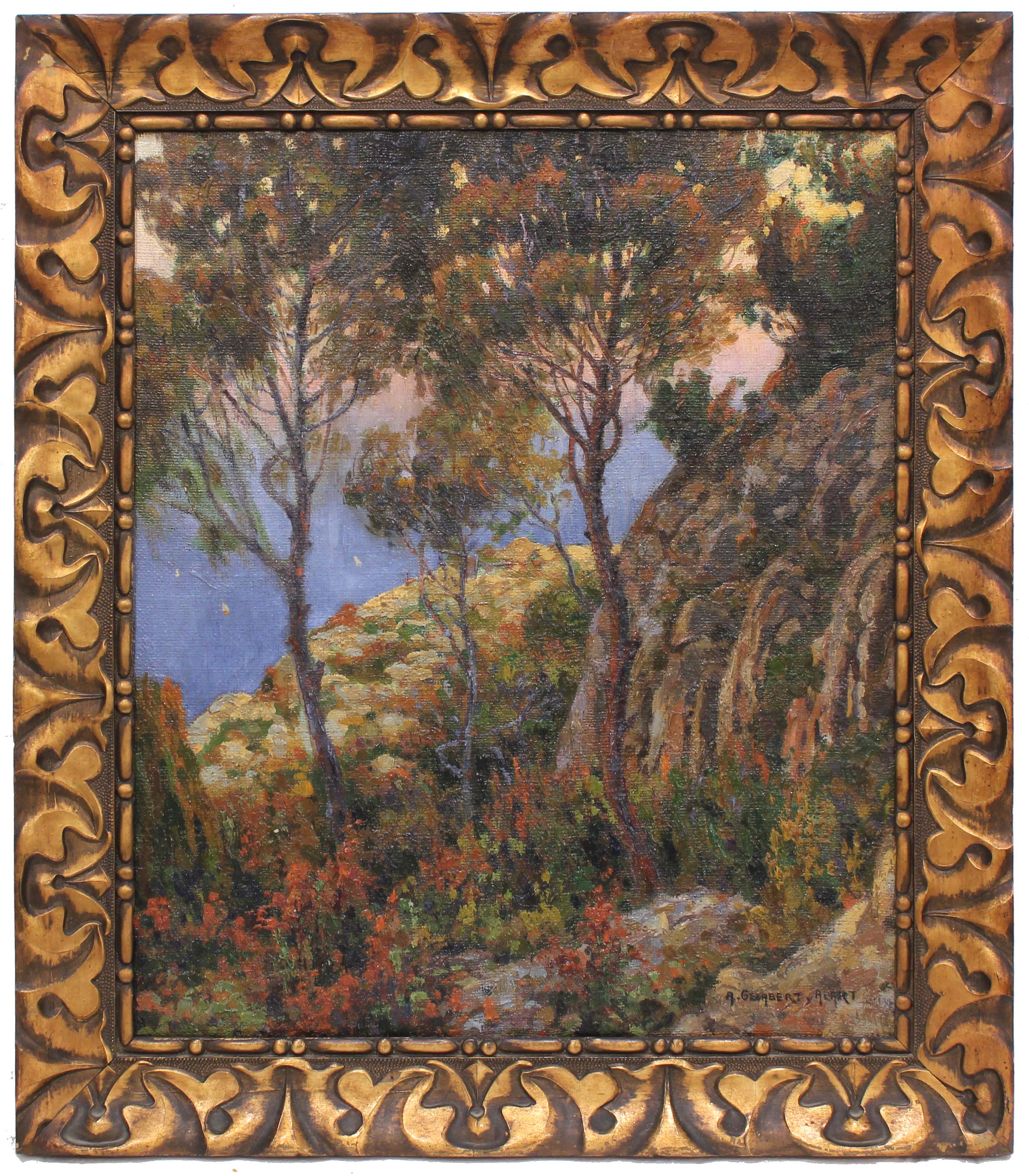 ANTONIO GELABERT ALART (?-1930). "BALEAARIC LANDSCAPE"