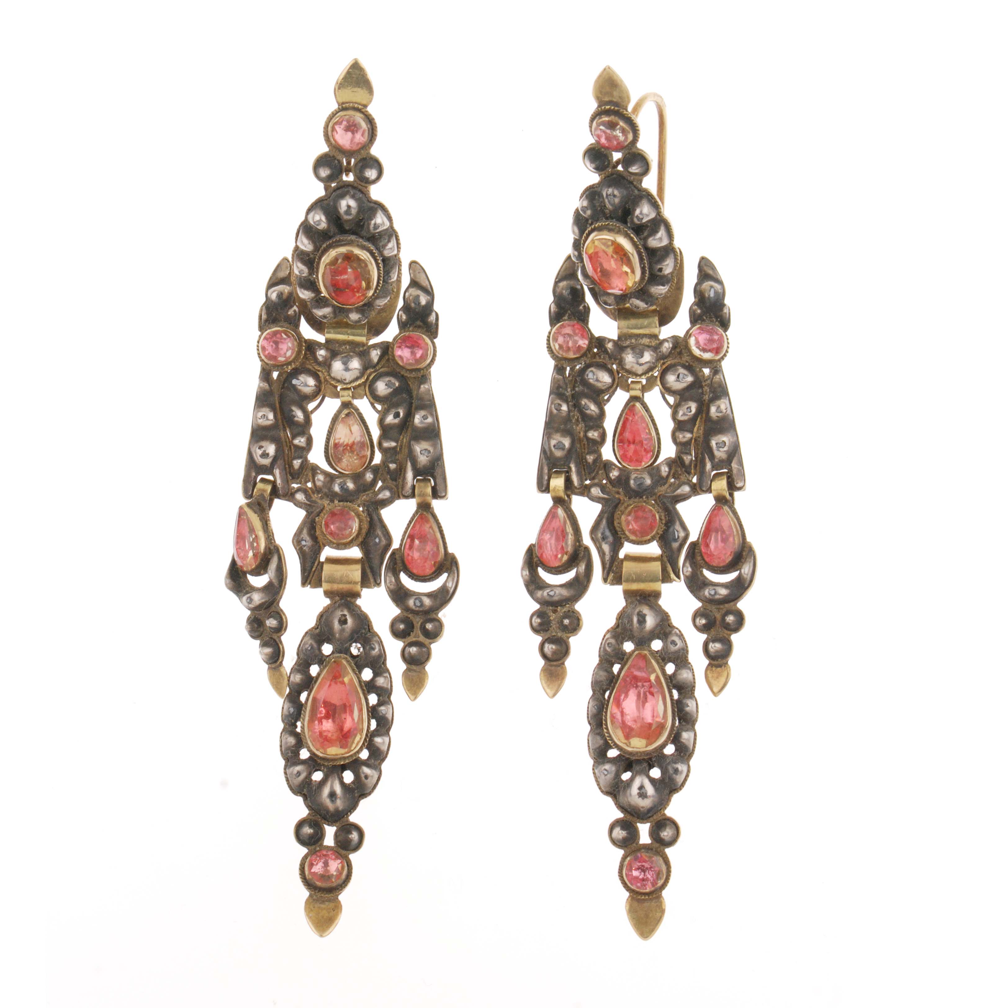 CATALAN EARRINGS, C19th