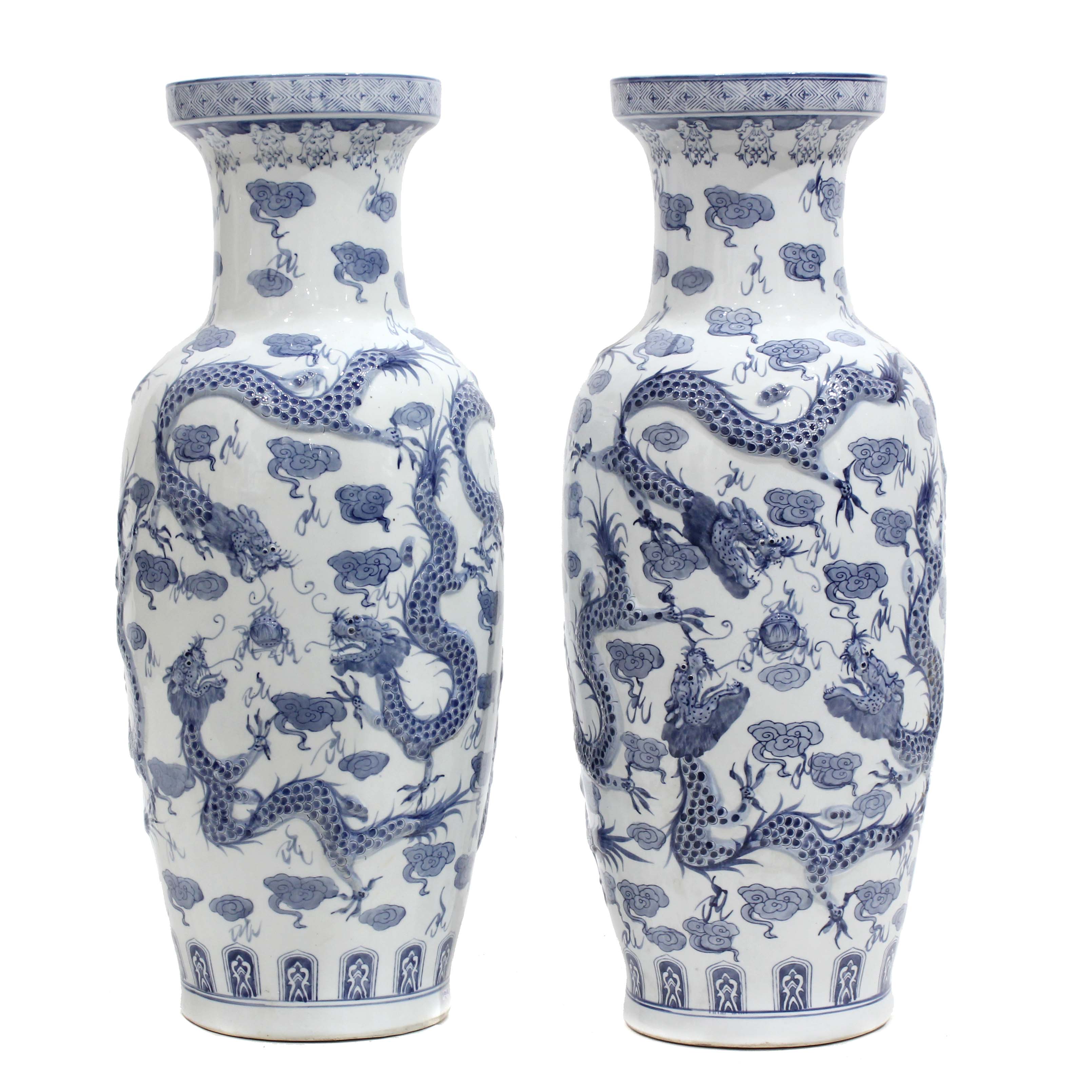 PAIR OF CHINESE CASES, FIRST THIRD C20th. 