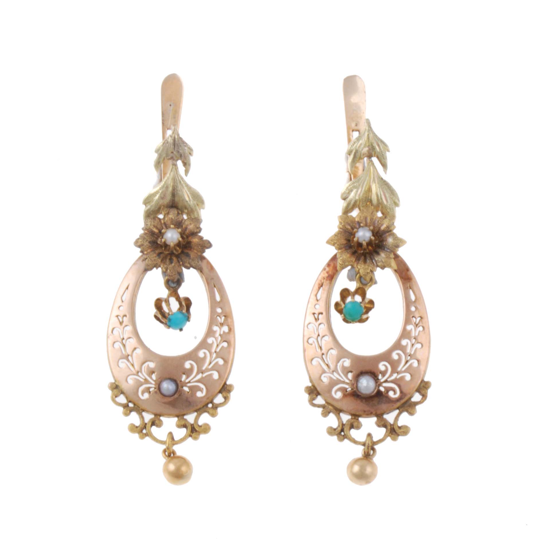 PENDIENTES ALFONSINOS, SIGLO XIX.