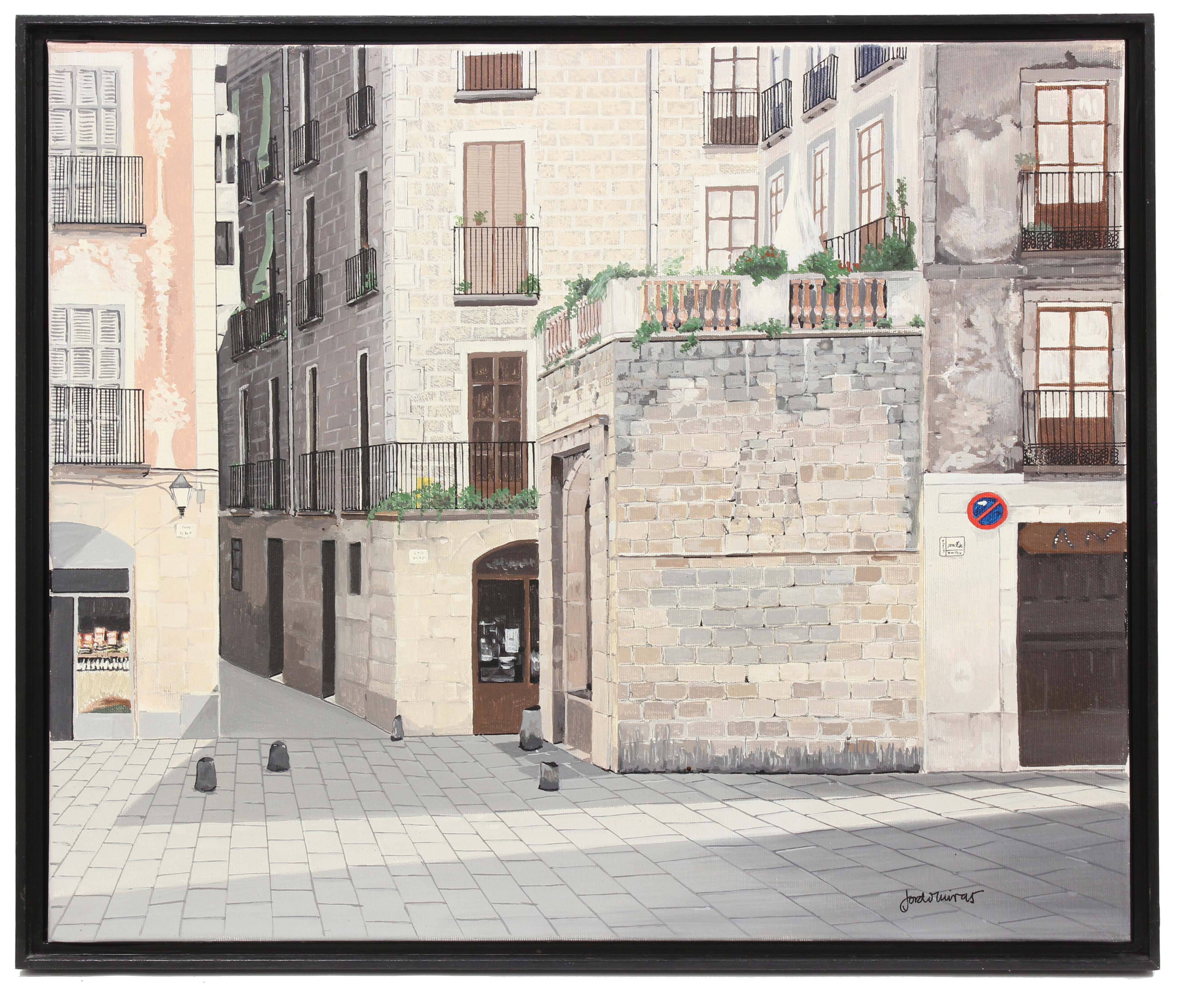 JORDI MIR (XX). "SAINT JUST SQUARE&#39;, BARCELONA, 1995,