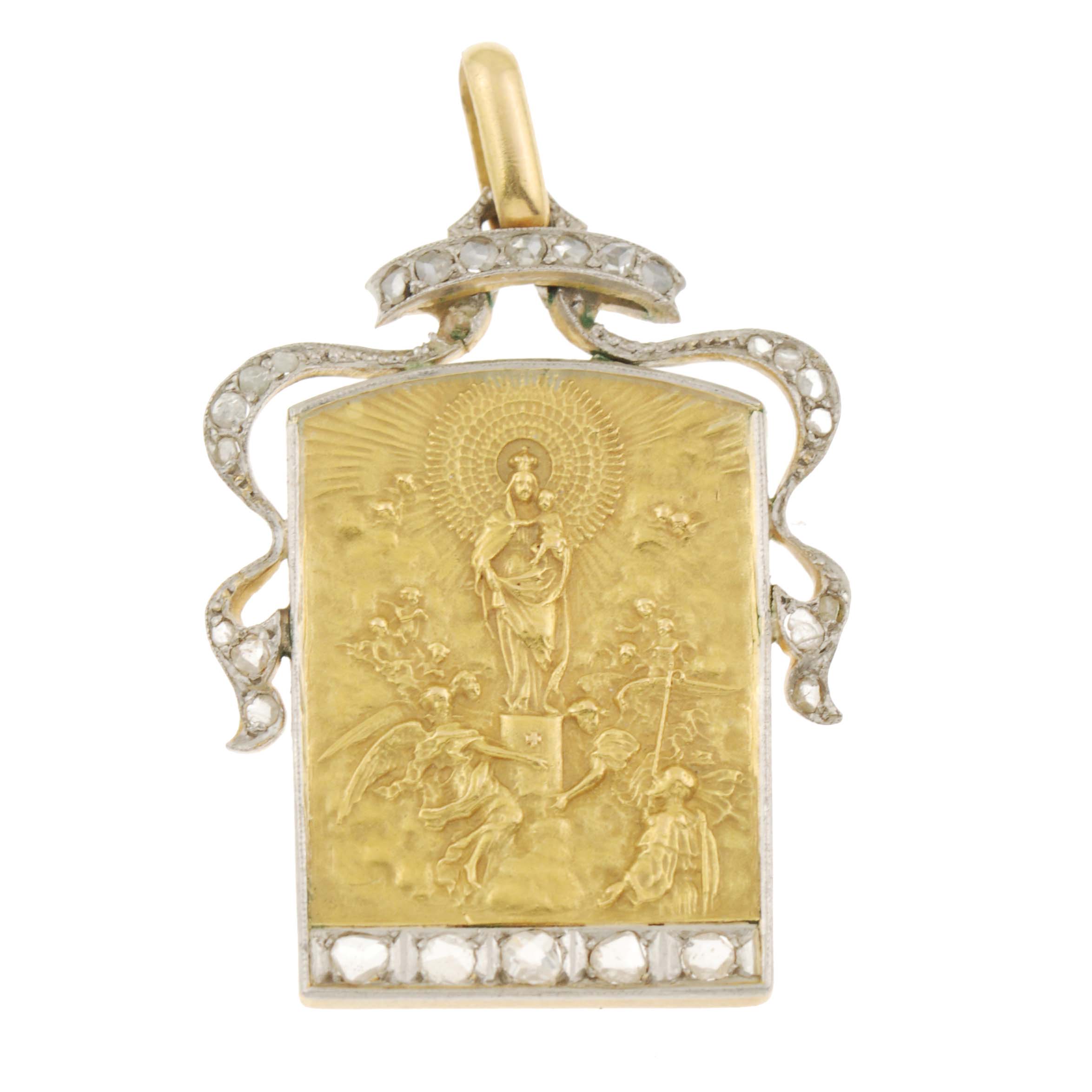 VIRGIN OF PILAR MEDALLION.