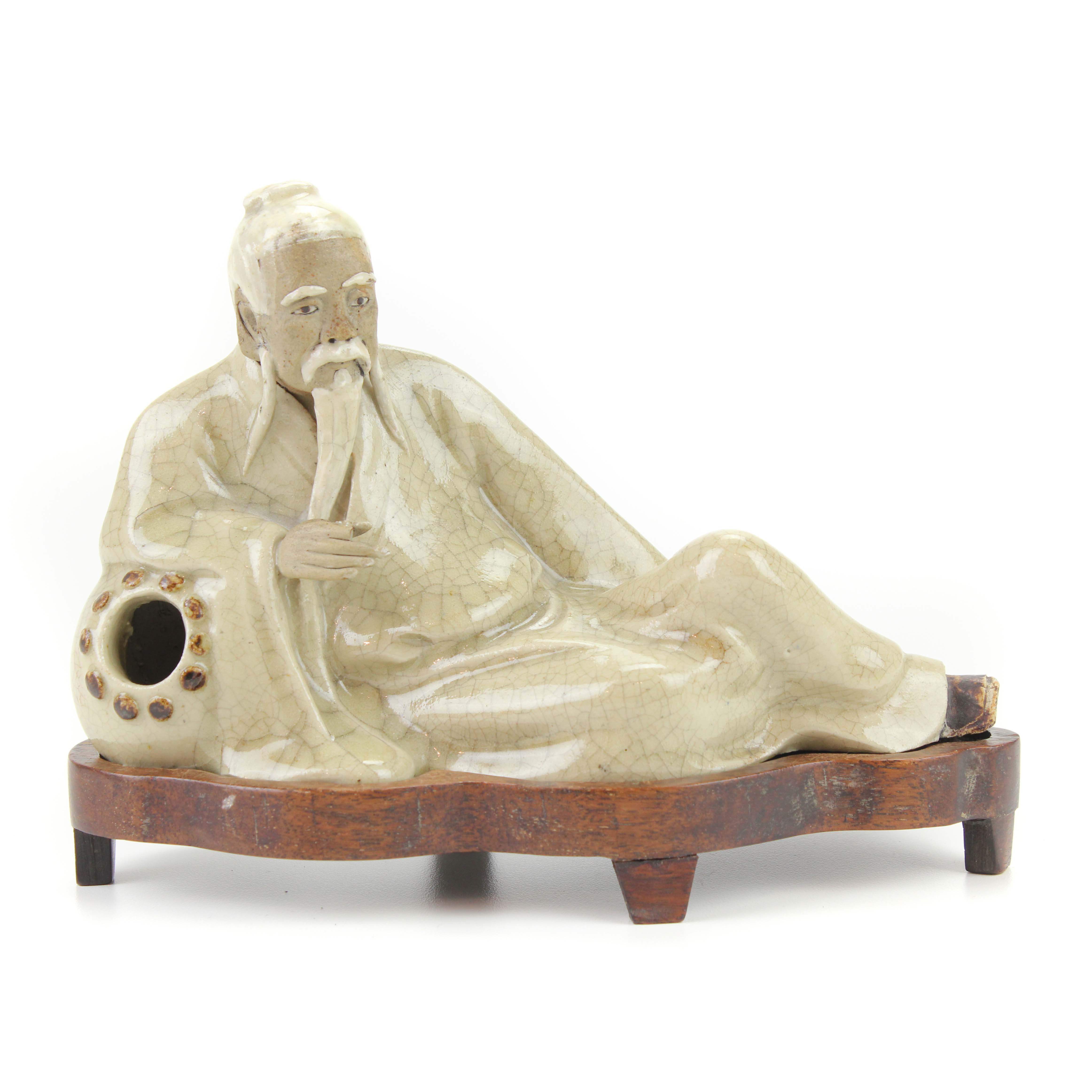 "ZHONGGLI QUAN", FIGURA CHINA, SIGLO XIX.