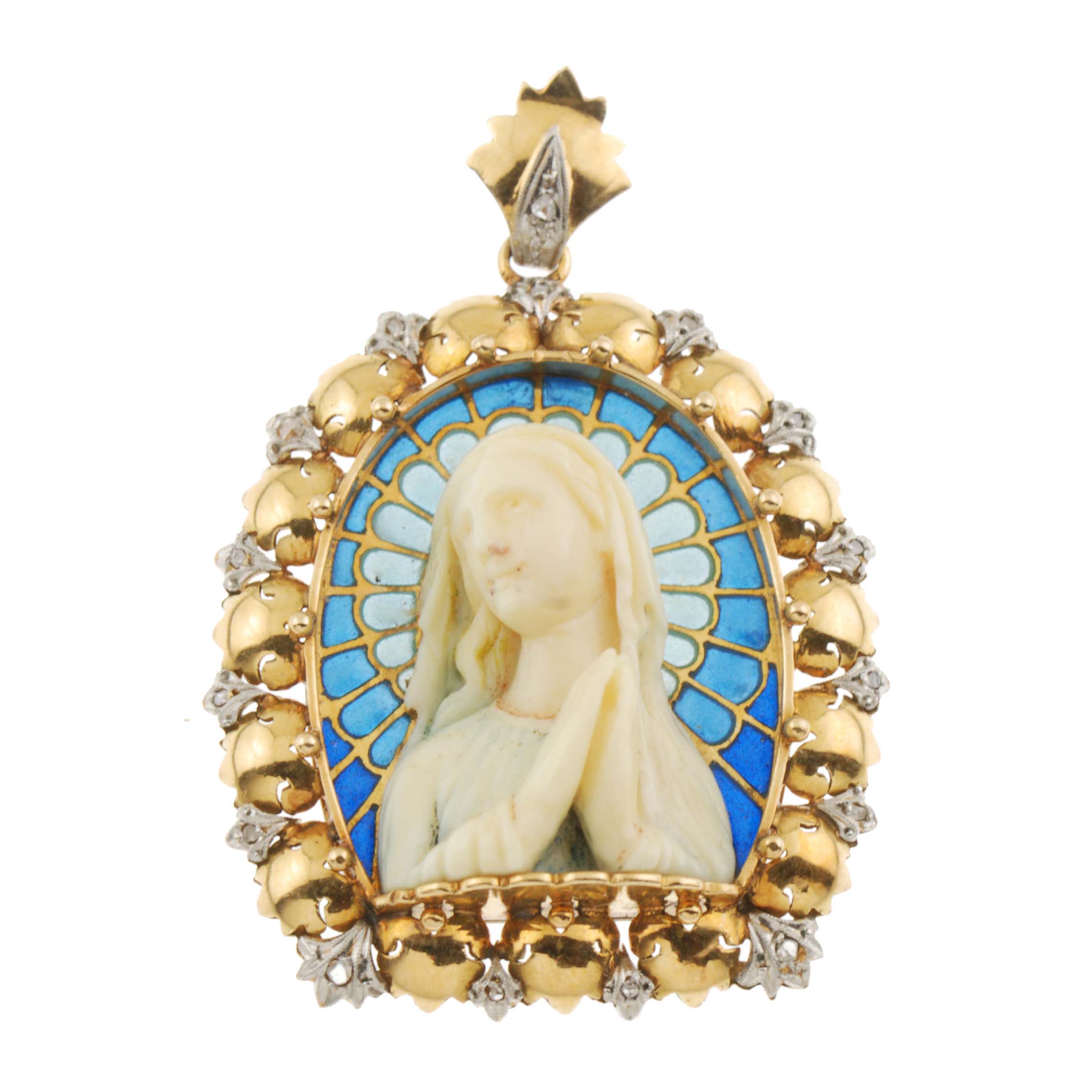 DEVOTIONAL MEDALLION  PENDANT.