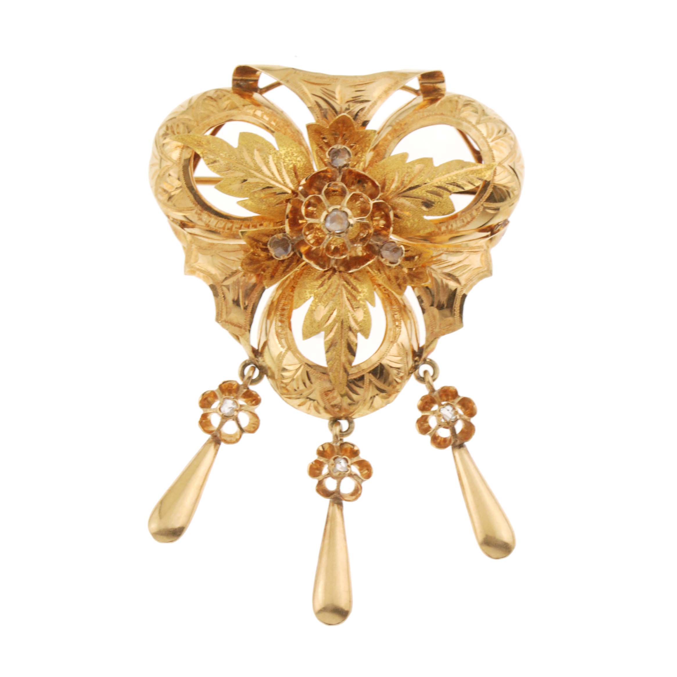 COLGANTE-BROCHE ISABELINO.