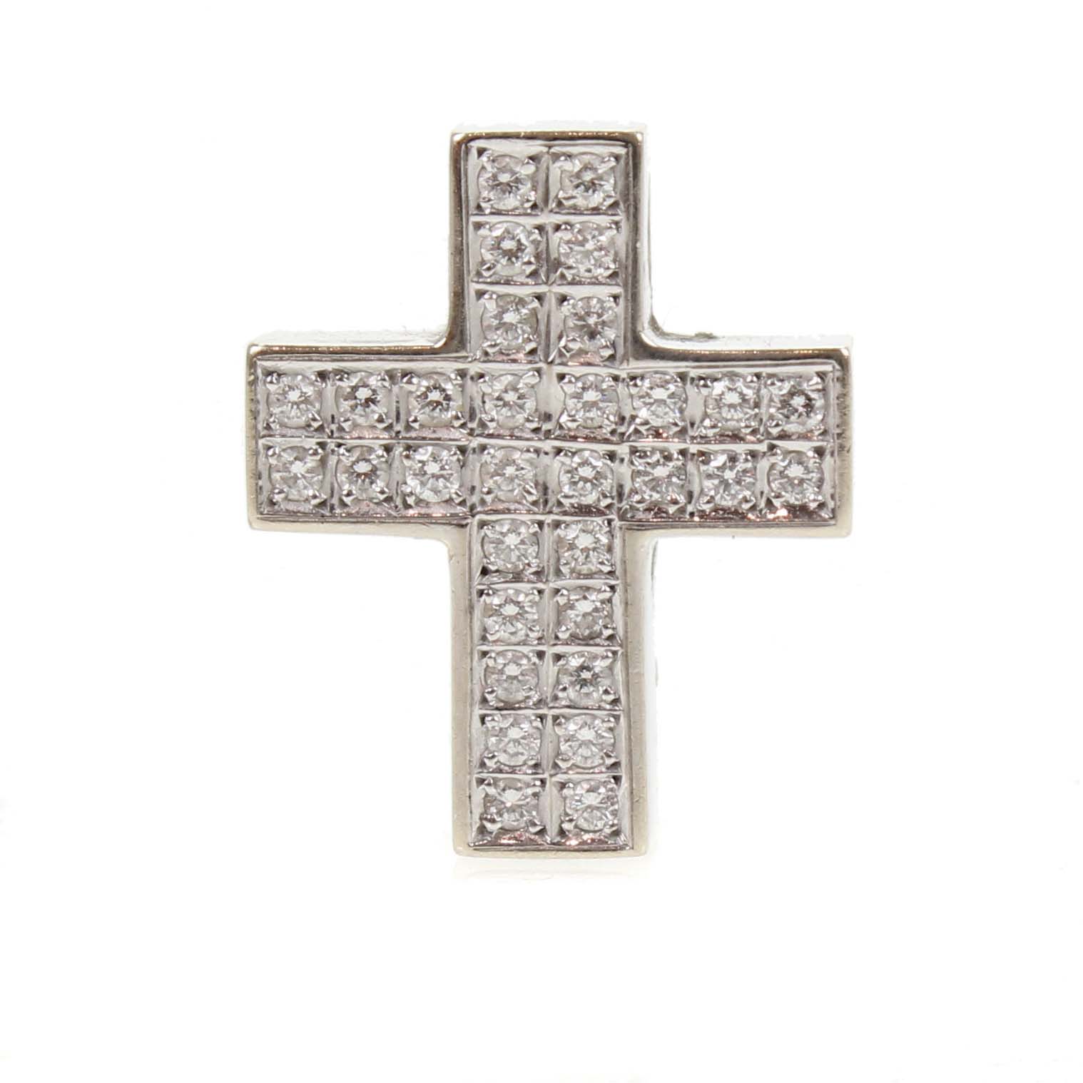 DIAMOND CROSS PENDANT.